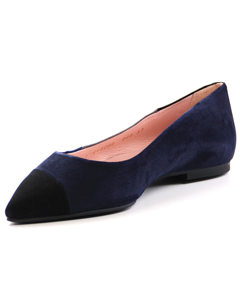 Damen Pretty Ballerinas Spitze Angelis Schwarz Blau Grau