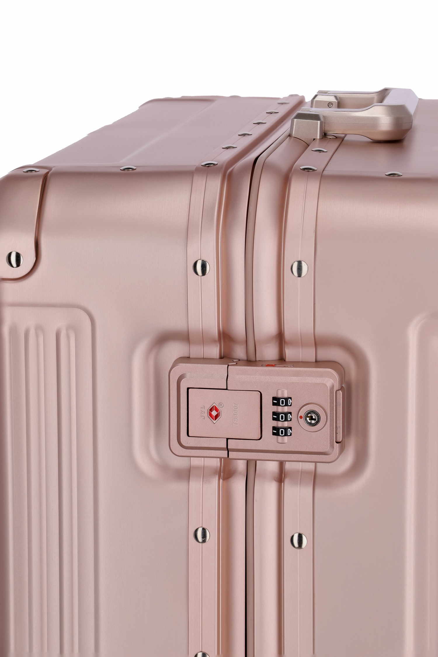 Travelite Aluminium Trolley Next S 55 cm mit 4 Rollen Rose