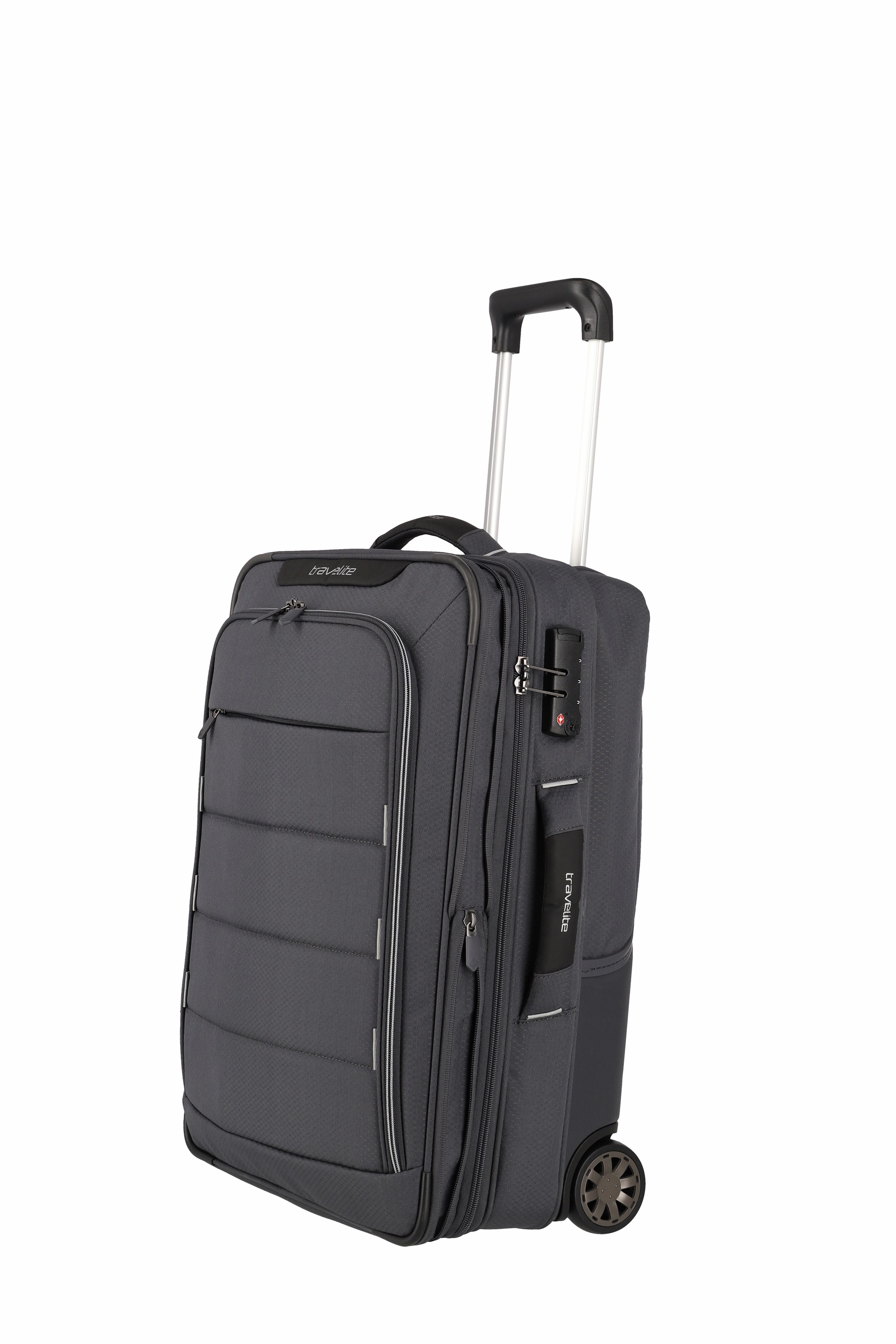 Travelite Trolley Hybrid SKAII S 55 cm mit 2 Rollen Gipfelgrau