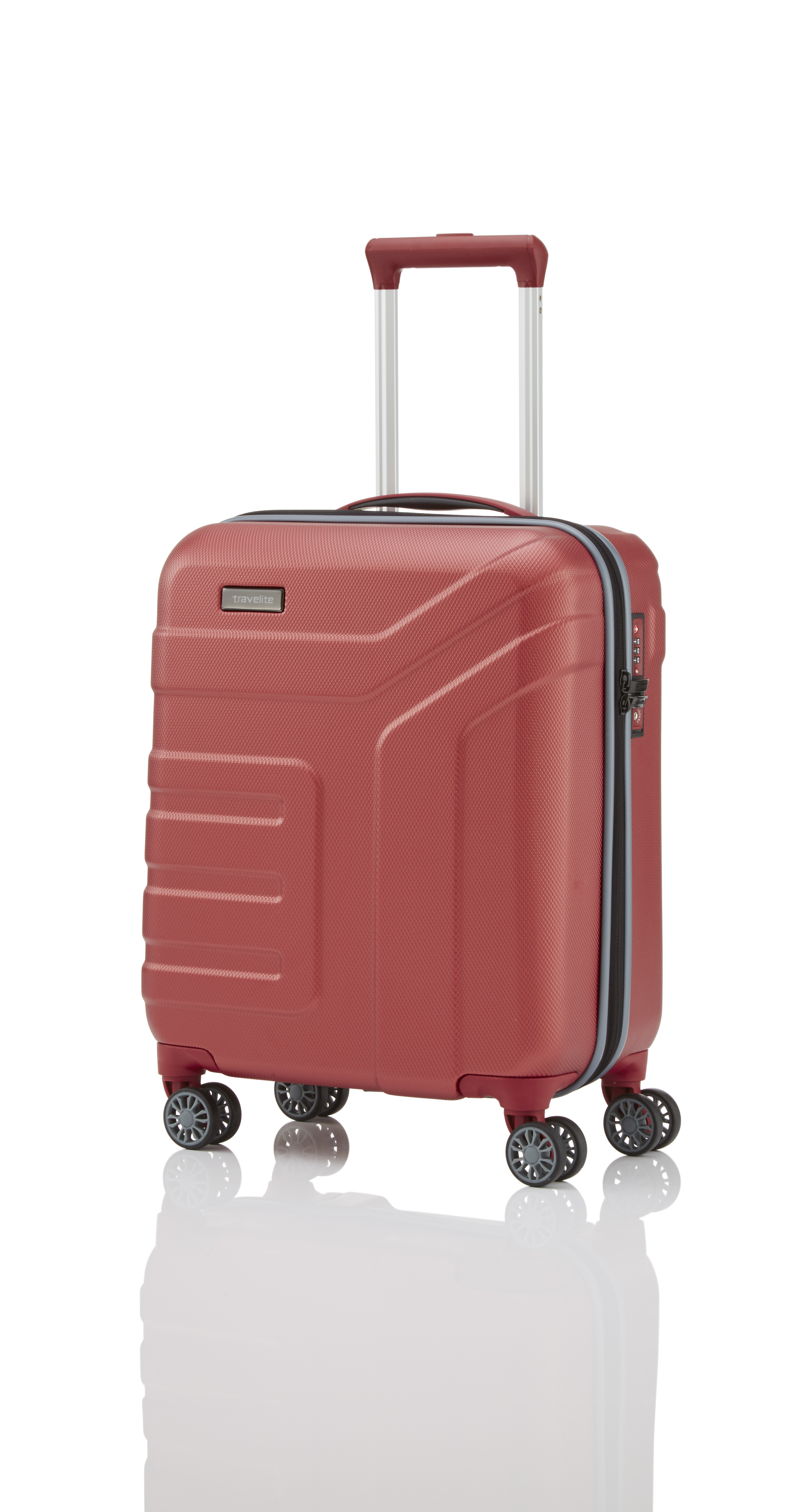 Travelite Trolley Vector 4 Rollen S 55 cm Koralle
