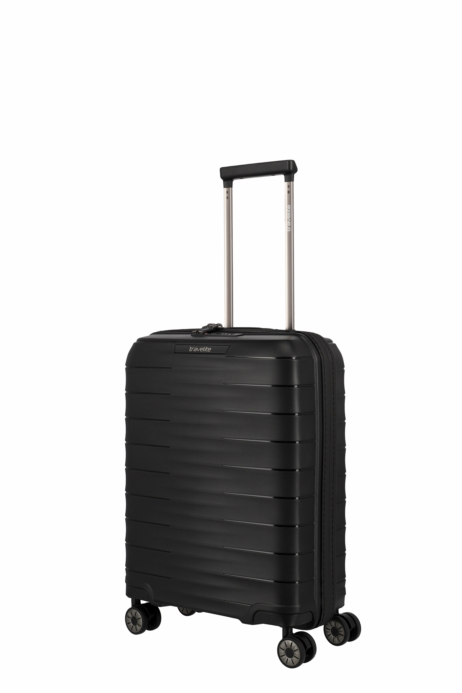 Travelite Koffer Mooby 4 Rollen Trolley S 55 cm Schwarz