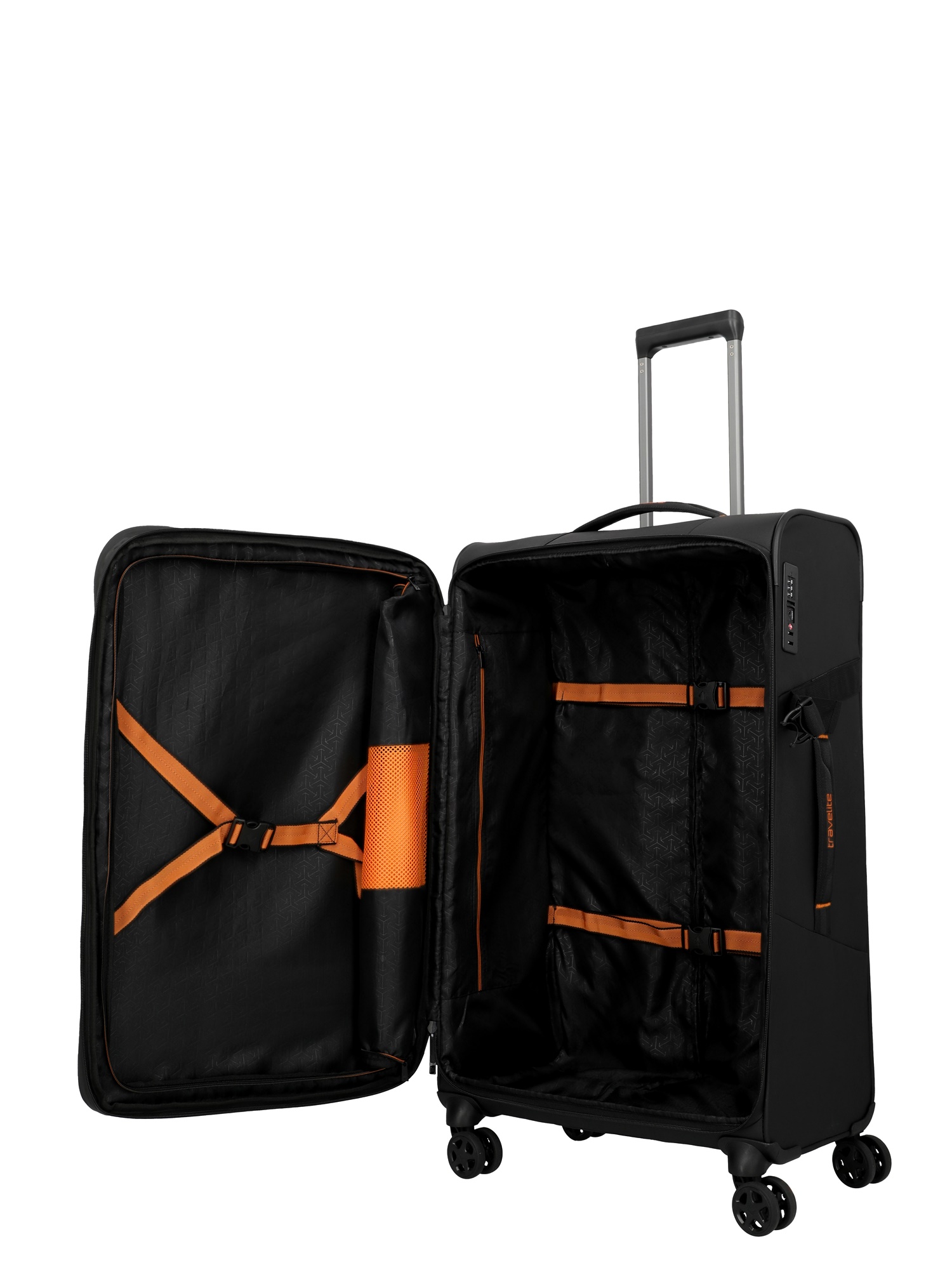 Travelite Trolley Briize L 78 cm 4 Rollen Schwarz