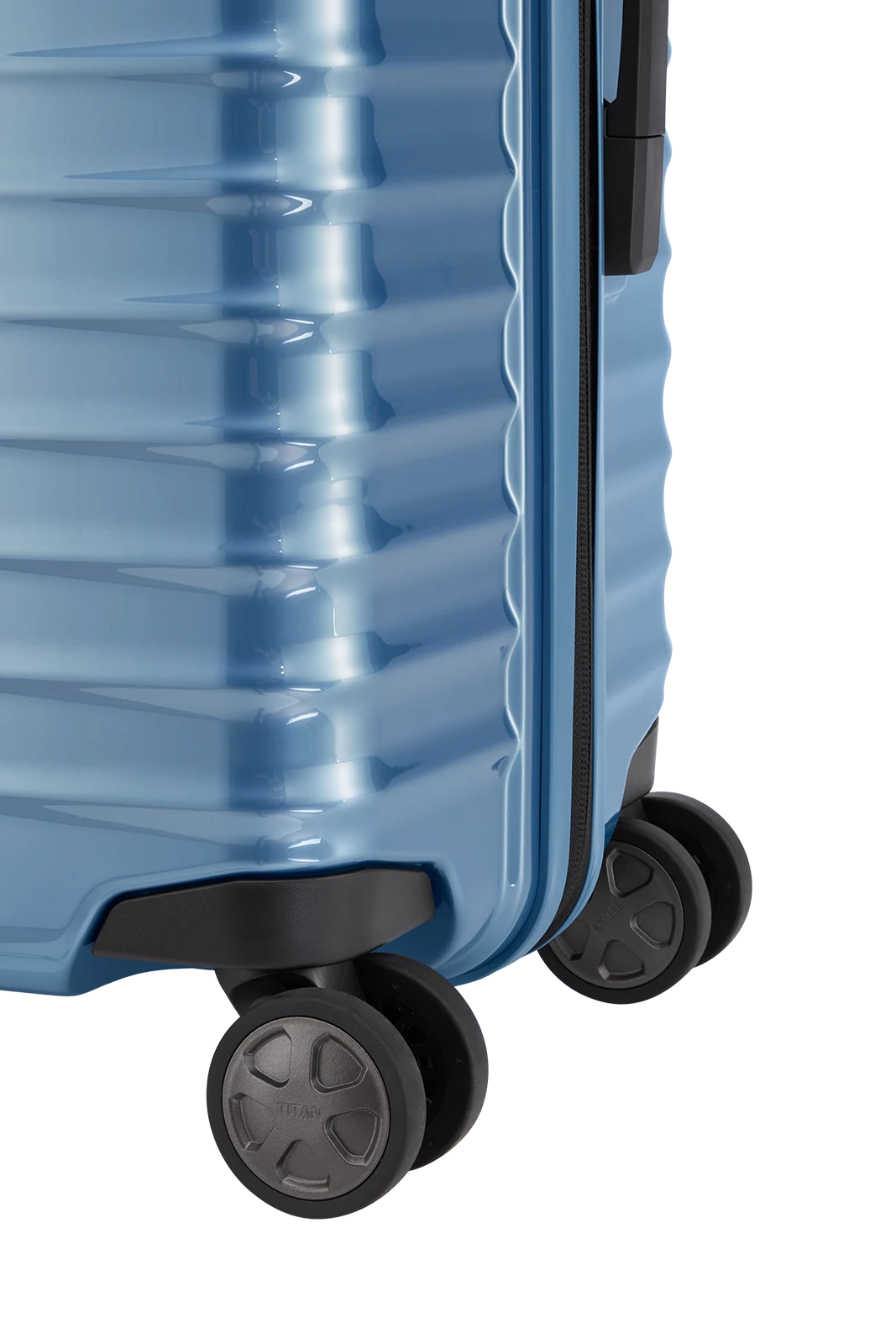 TITAN Trolley LITRON FRAME L 75 mit 4 Rollen Eisblau