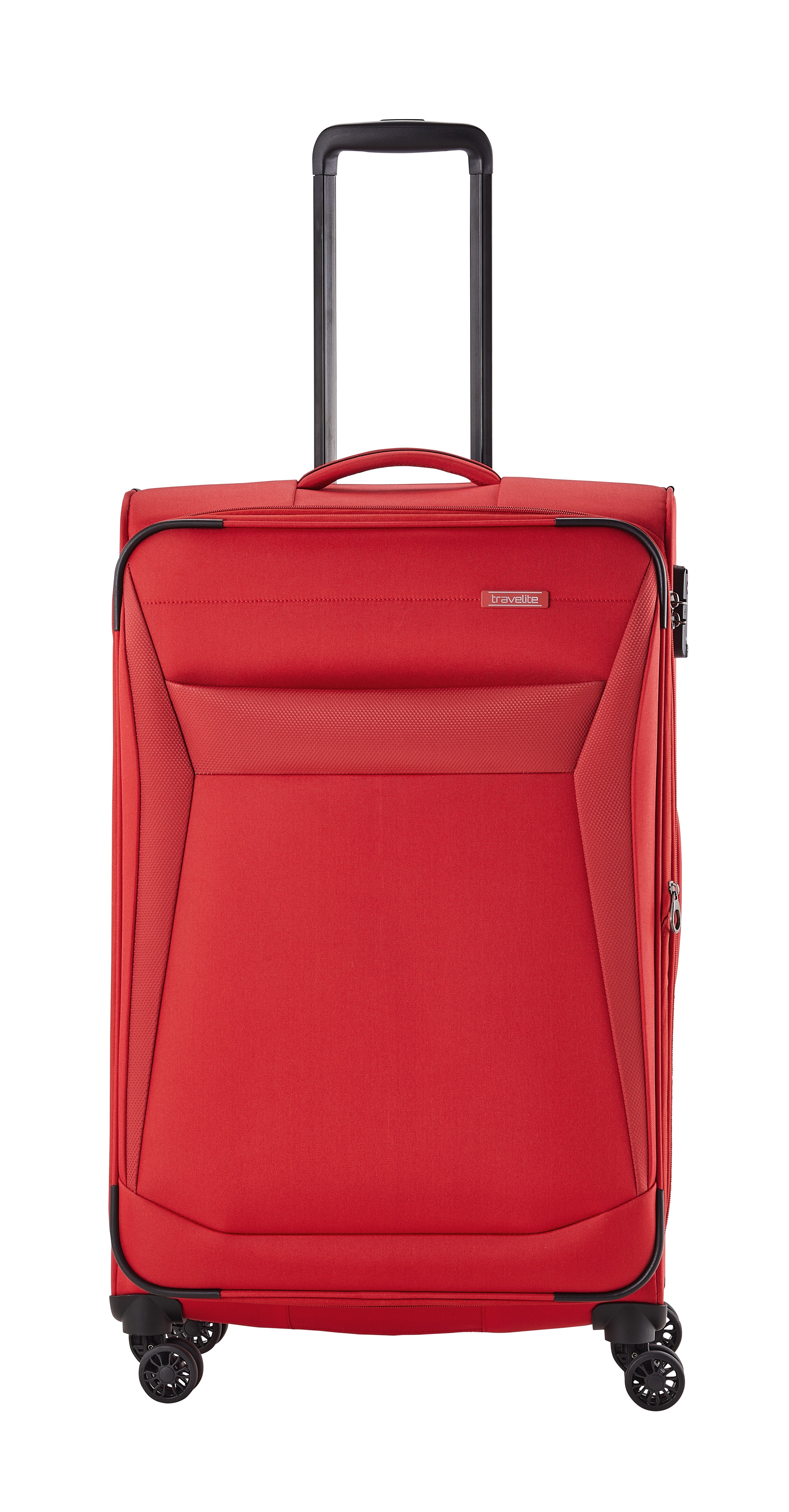 Travelite Trolley Chios L 78 cm mit 4 Rollen Rot