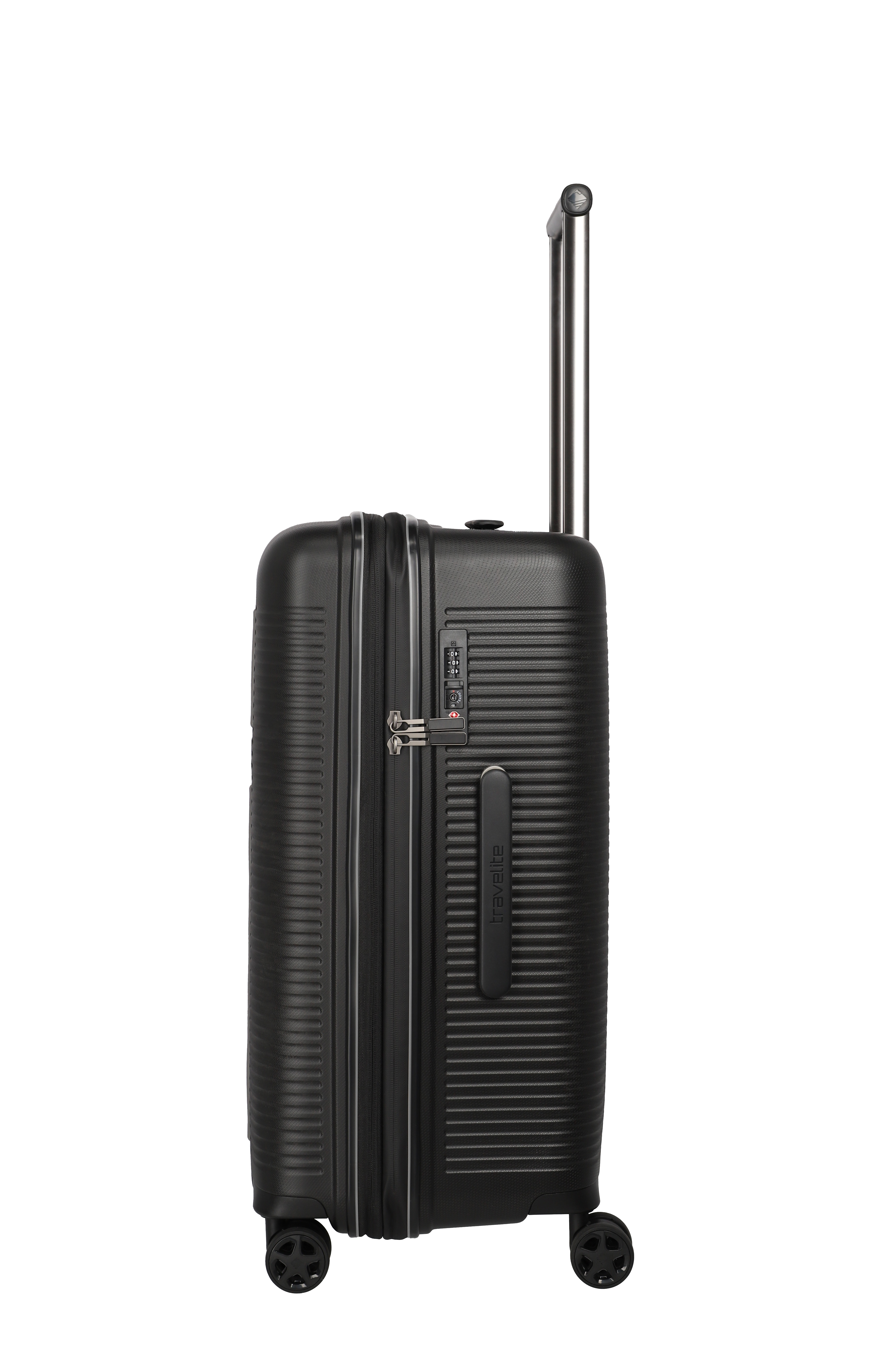 Travelite Roomer Kompakt Trunk Koffer M 66 cm Schwarz