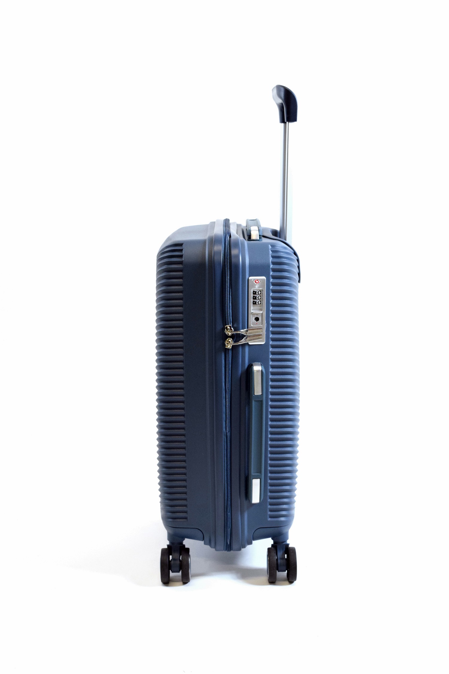 Trolley Koffer Lightracer Gr. S 55 cm mit 4 Rollen Fjord Blau