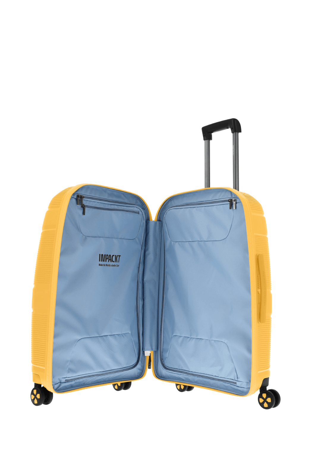 IMPACKT Koffer IP 1 M 67 cm mit 4 Rollen Sunser Yellow