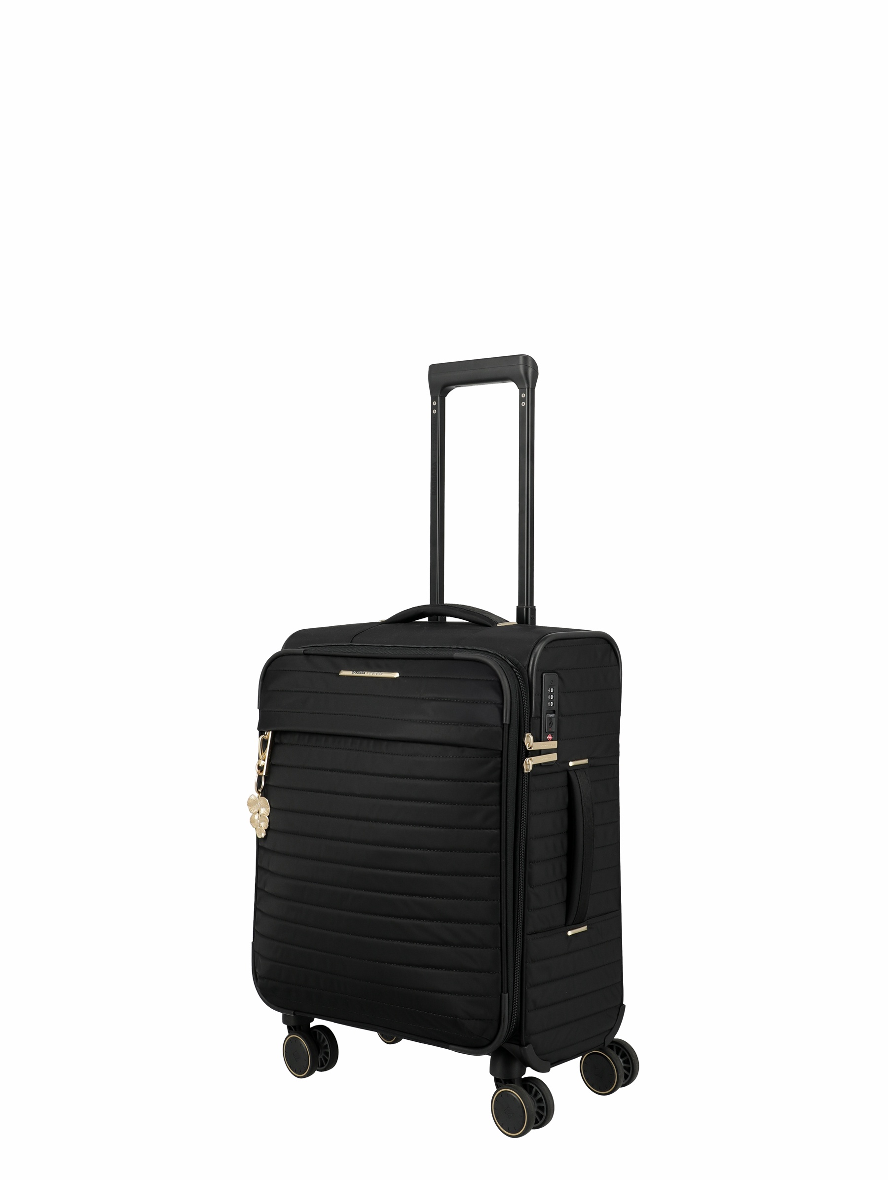 Travelite BARBARA STEPP Trolley S erw. 4 Rollen Schwarz