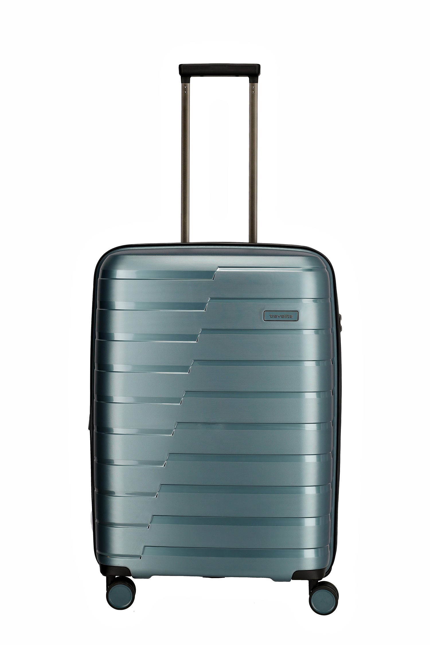 Travelite Koffer Air Base 4 Rollen Trolley M 67  cm Eisblau