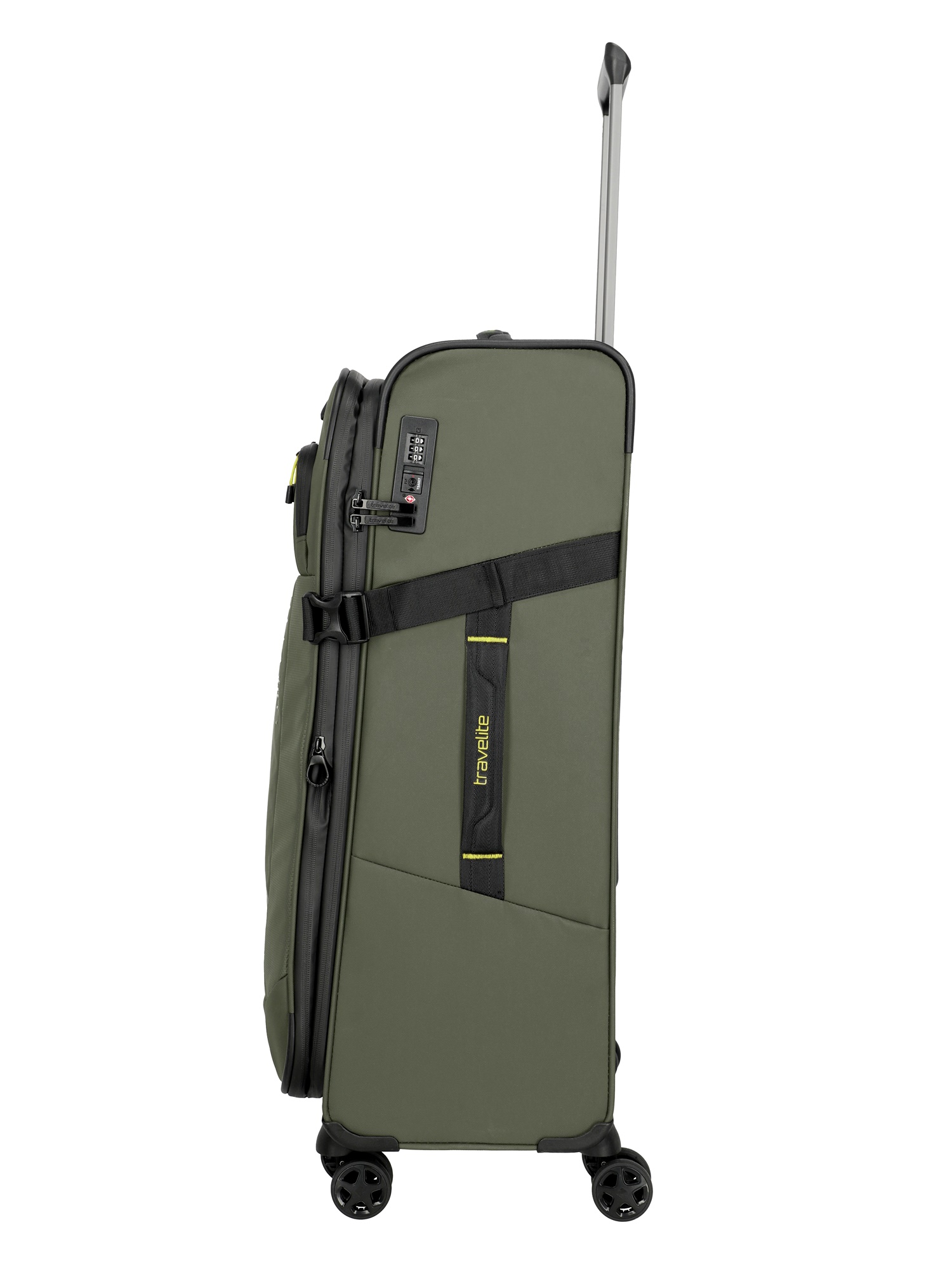 Travelite Trolley Briize L 78 cm 4 Rollen Khaki