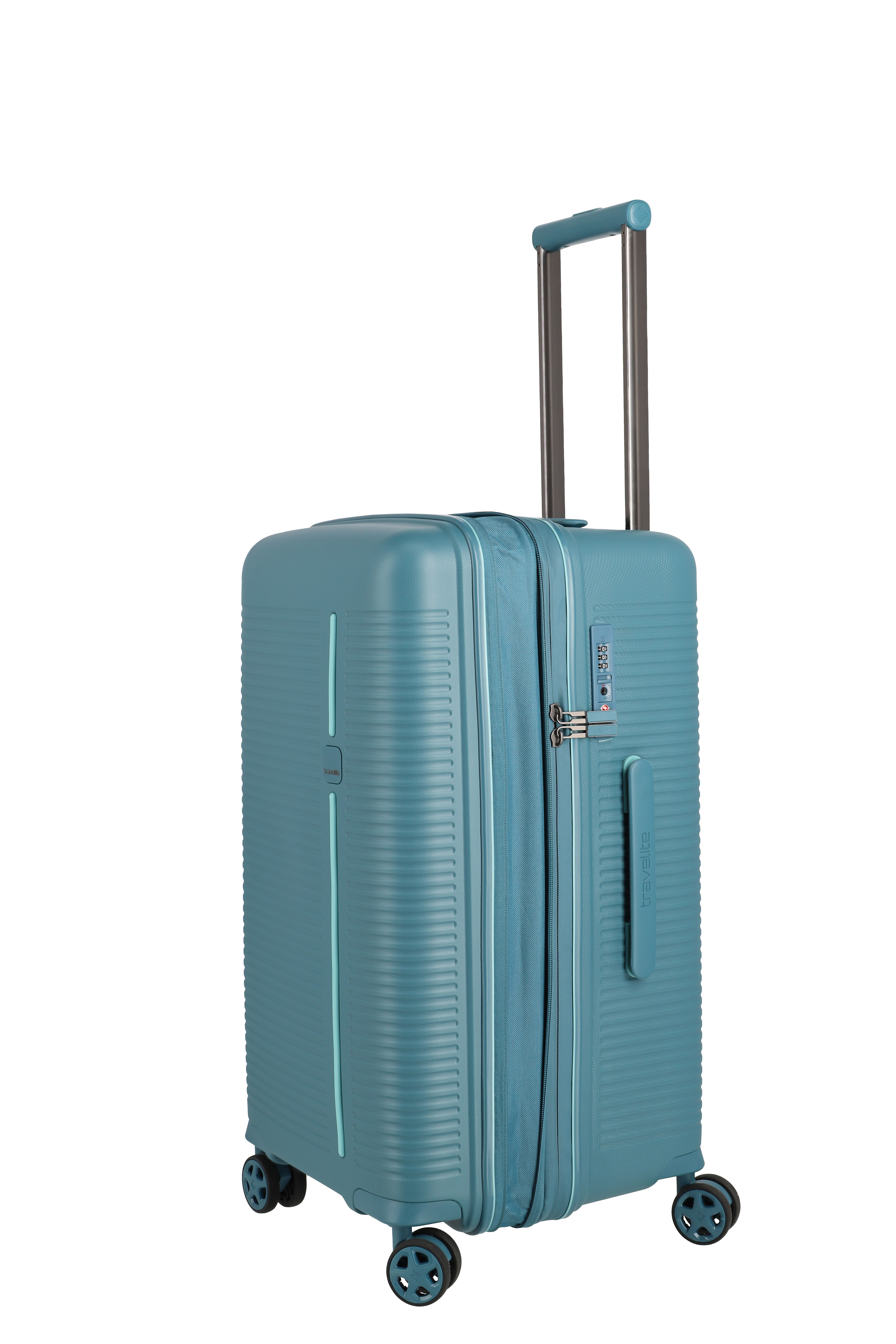 Travelite Roomer Kompakt Trunk Koffer M 66 cm Aqua