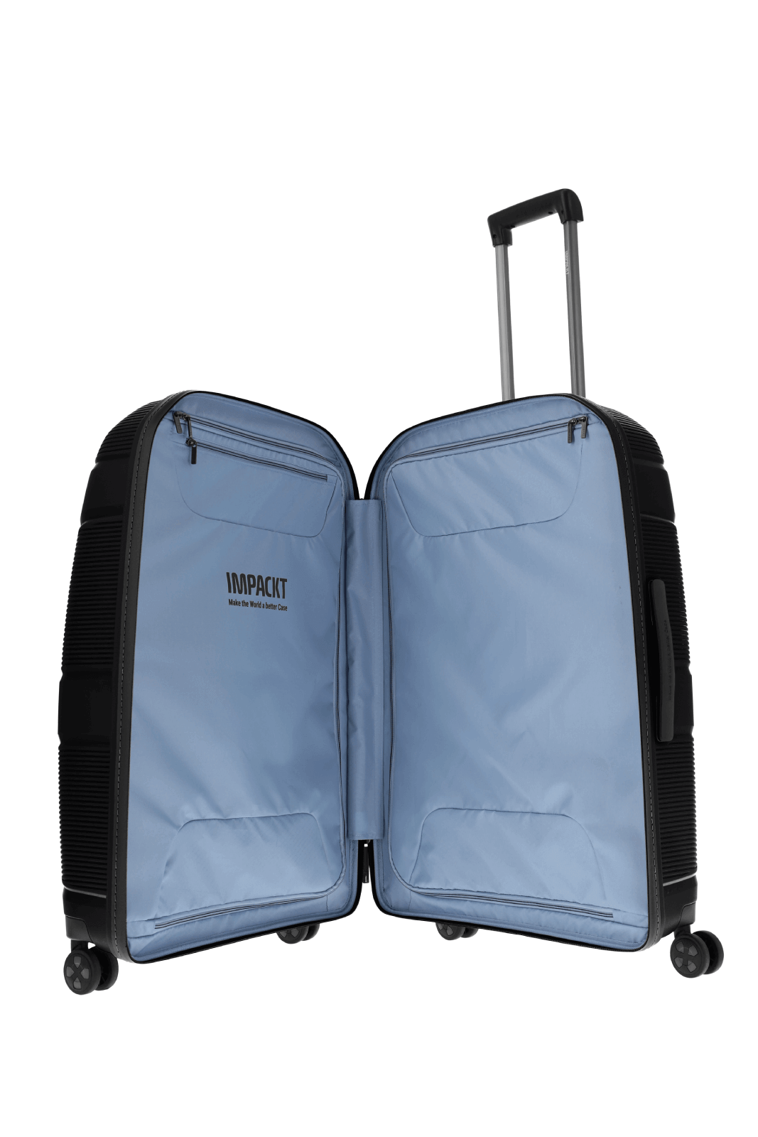 IMPACKT Koffer IP 1 L 76 cm mit 4 Rollen Lava Black