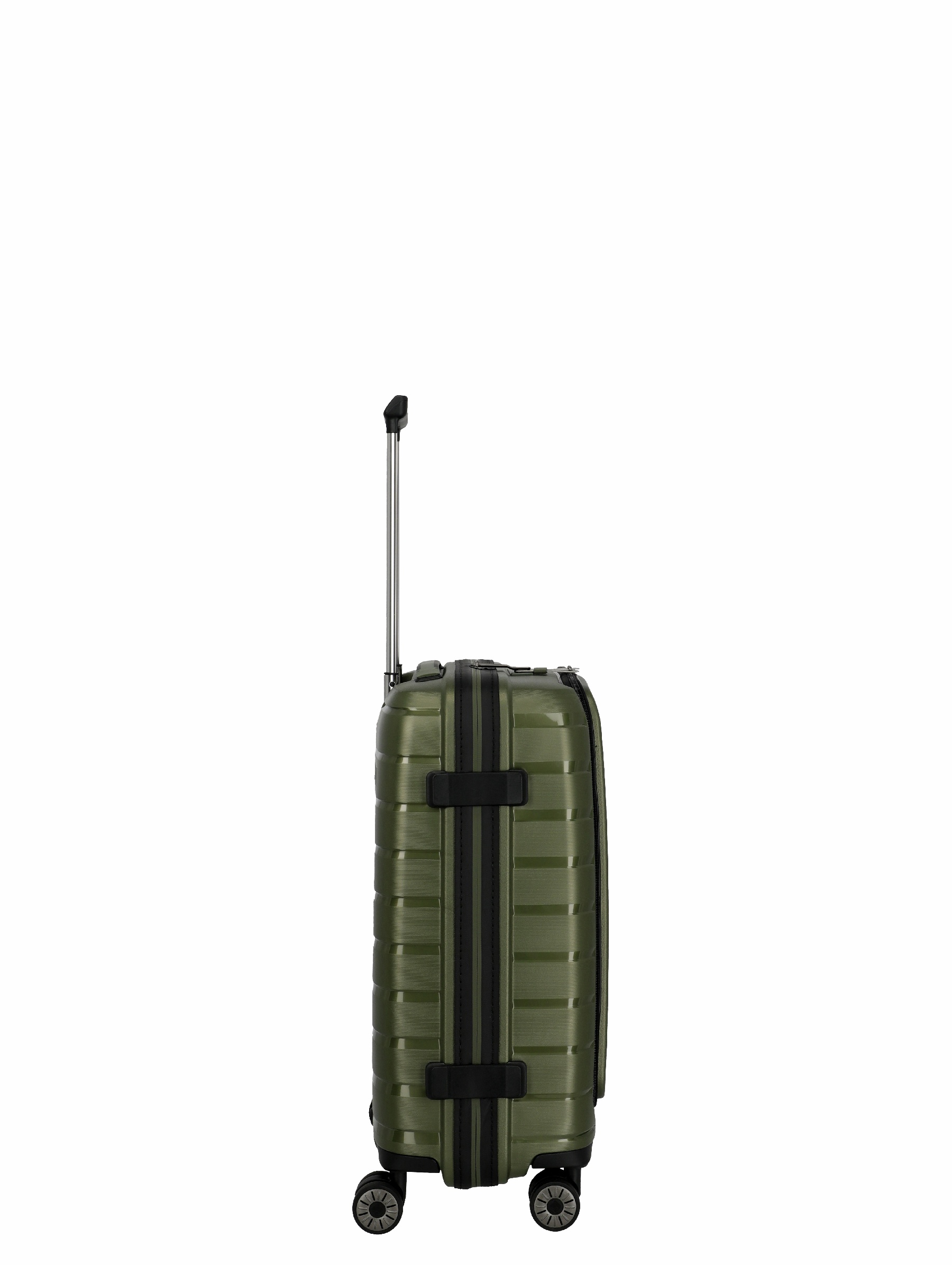 Travelite Koffer Air Base Vortasche 4 Rollen Trolley 55 cm S+ Olive