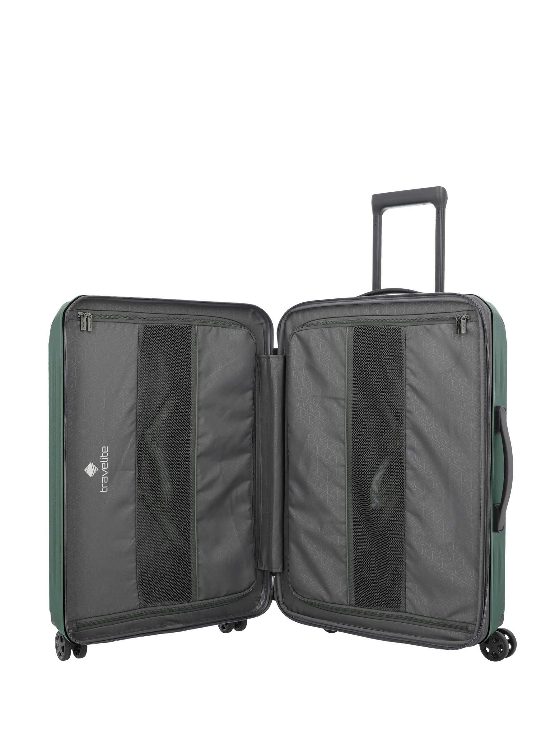 Travelite Koffer Dynamiic 4 Rollen Trolley M 66 cm Grün