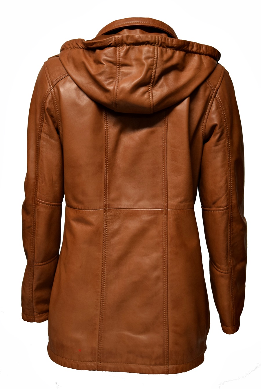 Damen Lederjacke Pauline Dunkelcognac