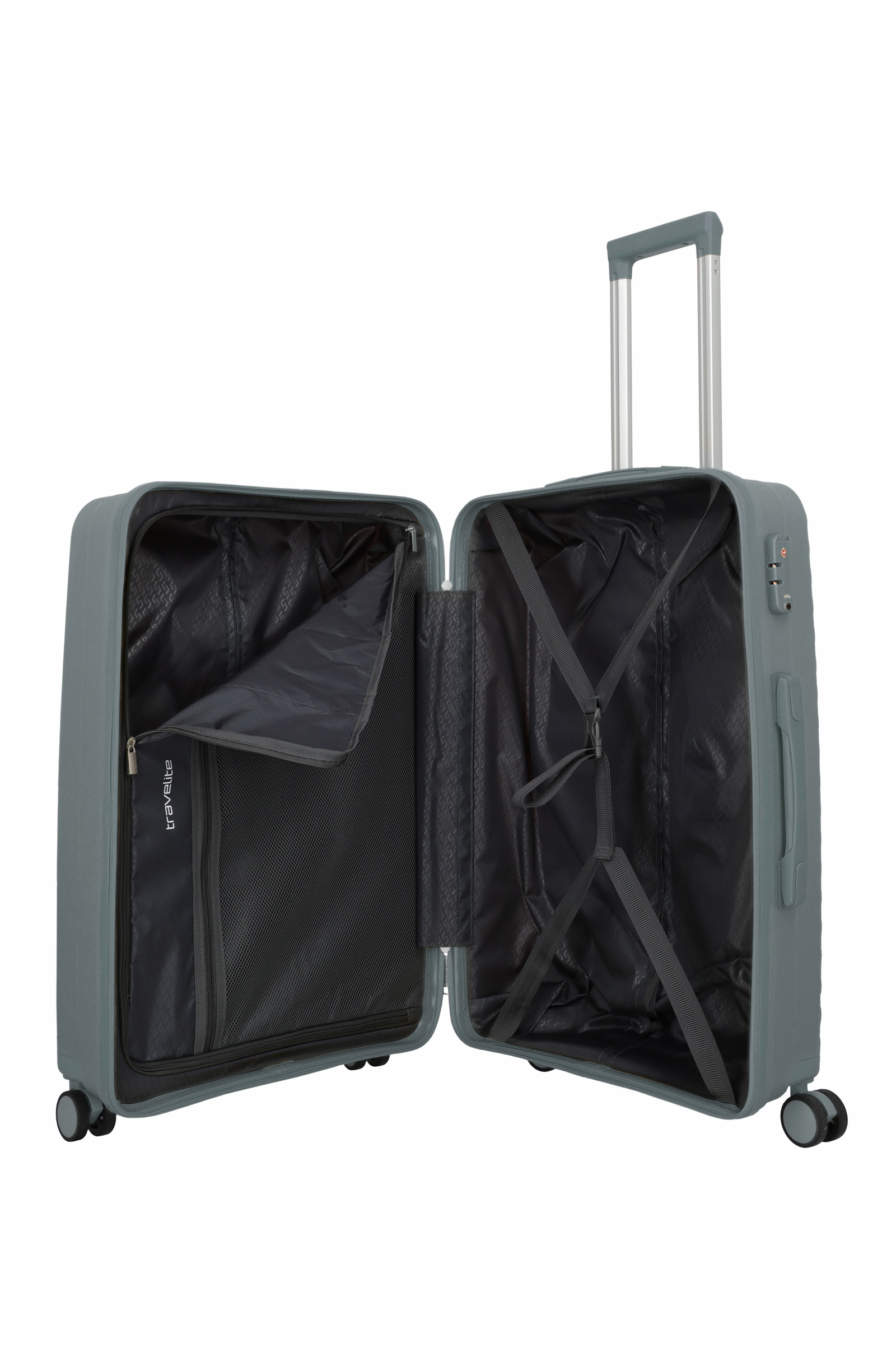Travelite Trolley Pacific M 67 cm mit 4 Rollen Anthrazit