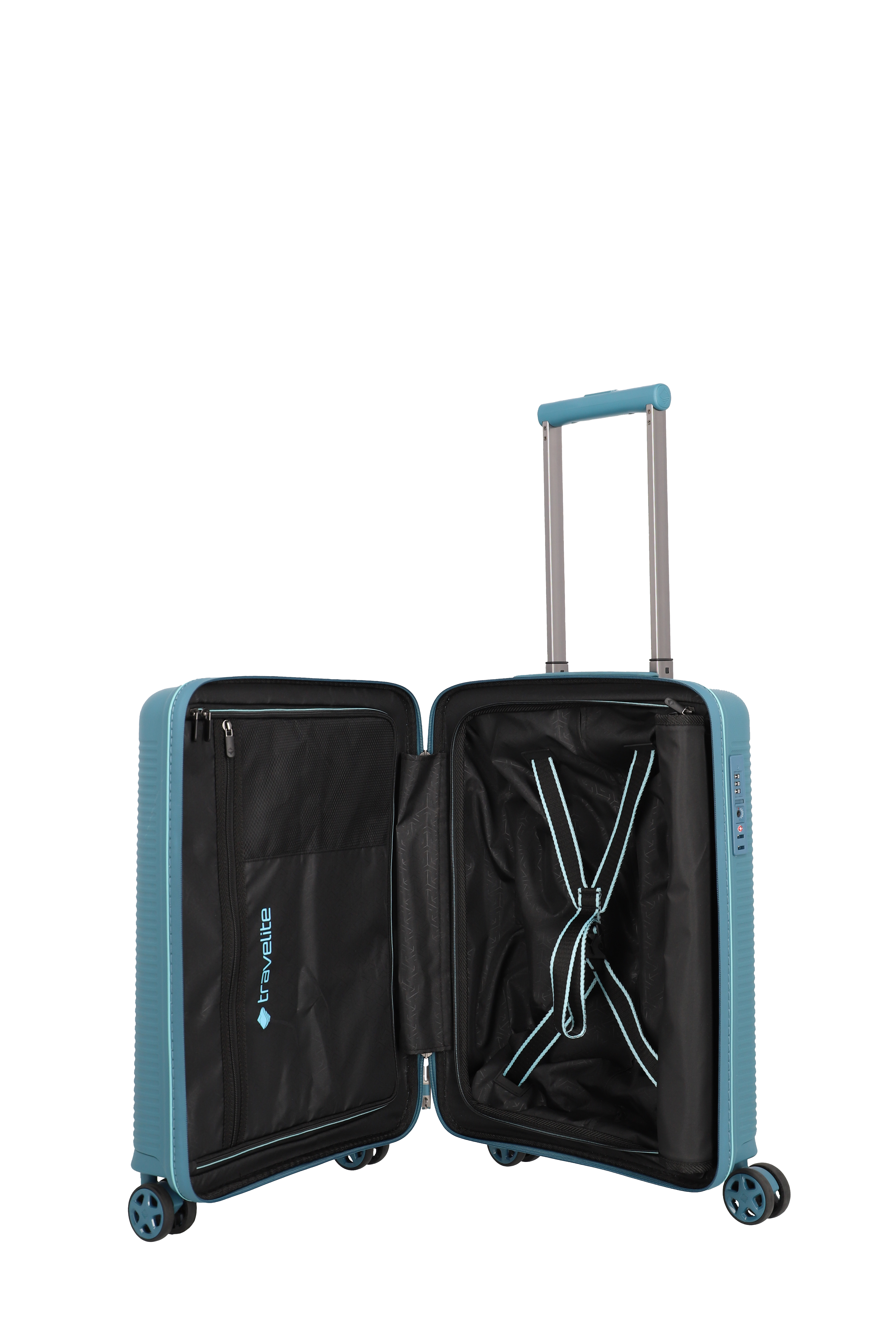 Travelite Roomer Kompakt Koffer 55 cm Aqua