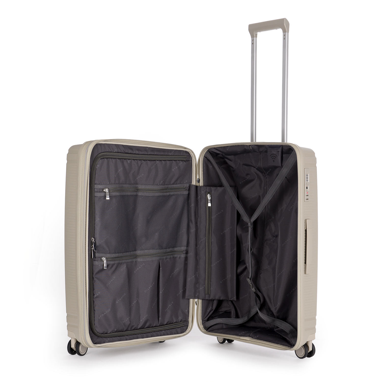 Stratic Straw-T Koffer S 54 cm mit 4 Rollen Sand