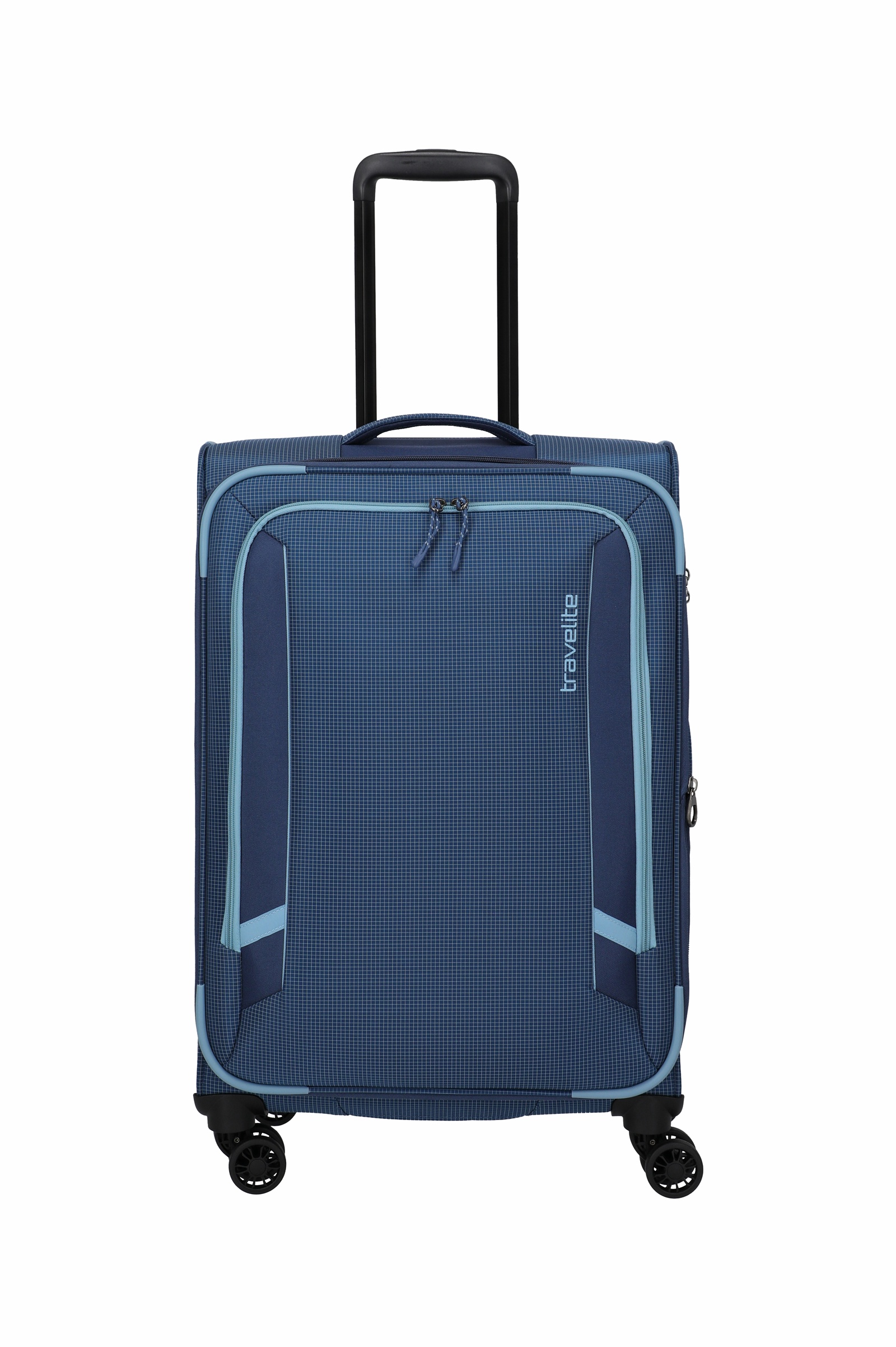 Travelite Trolley Corsiica M 67 cm mit 4 Rollen Blau