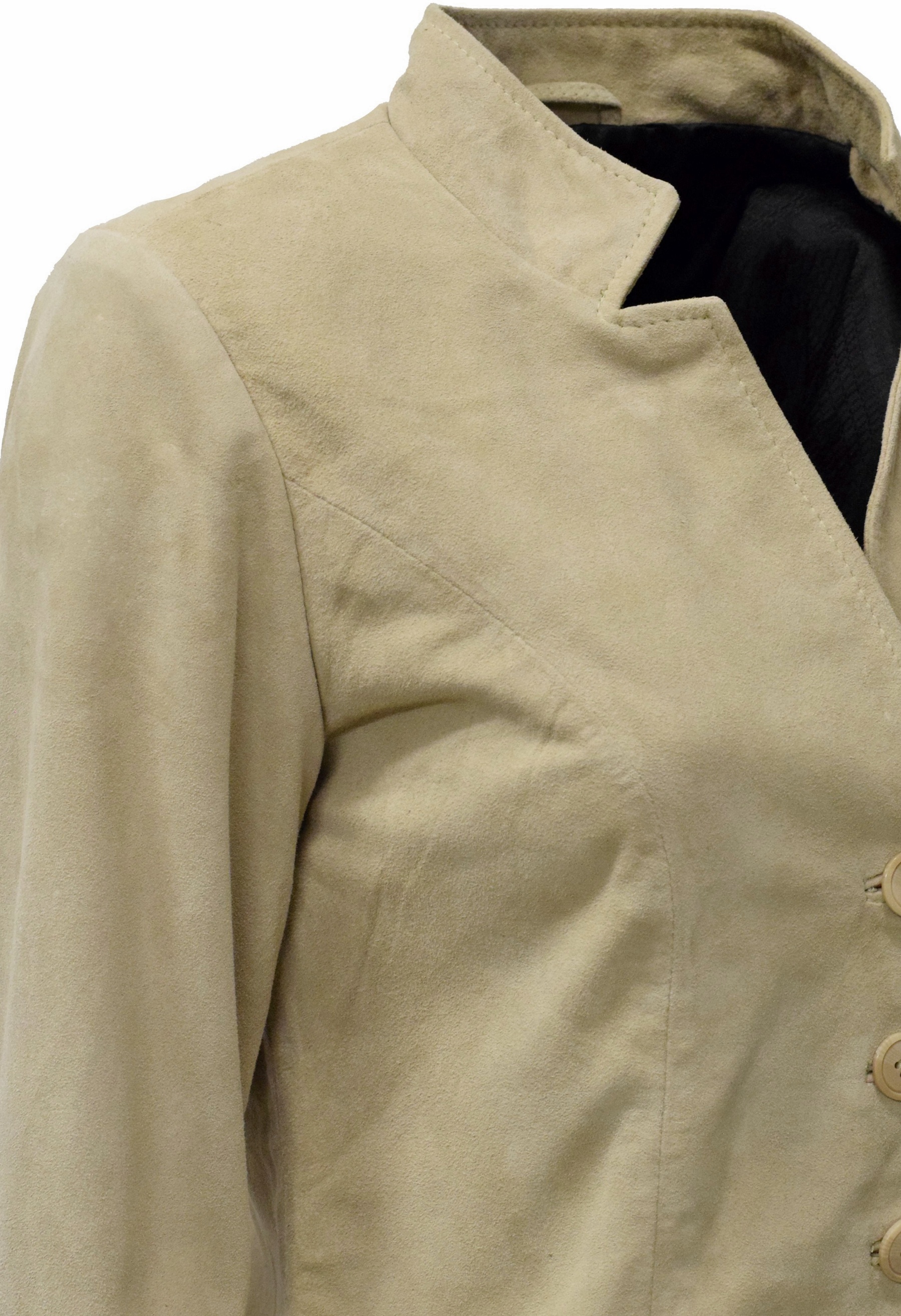Damen Lederjacke Dirndljacke Any in Cremebeige 