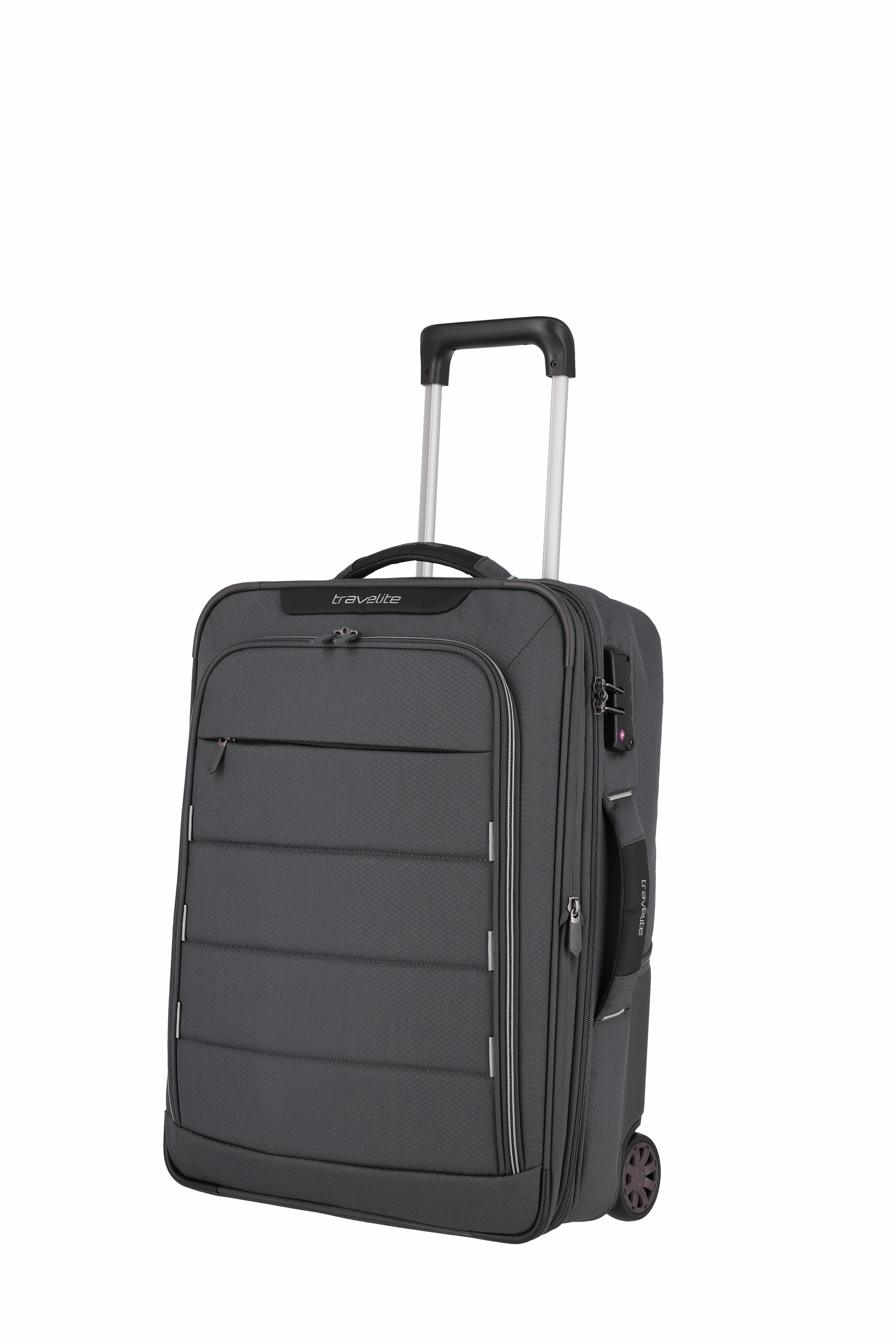 Travelite Trolley Hybrid SKAII S 55 cm mit 2 Rollen Gipfelgrau