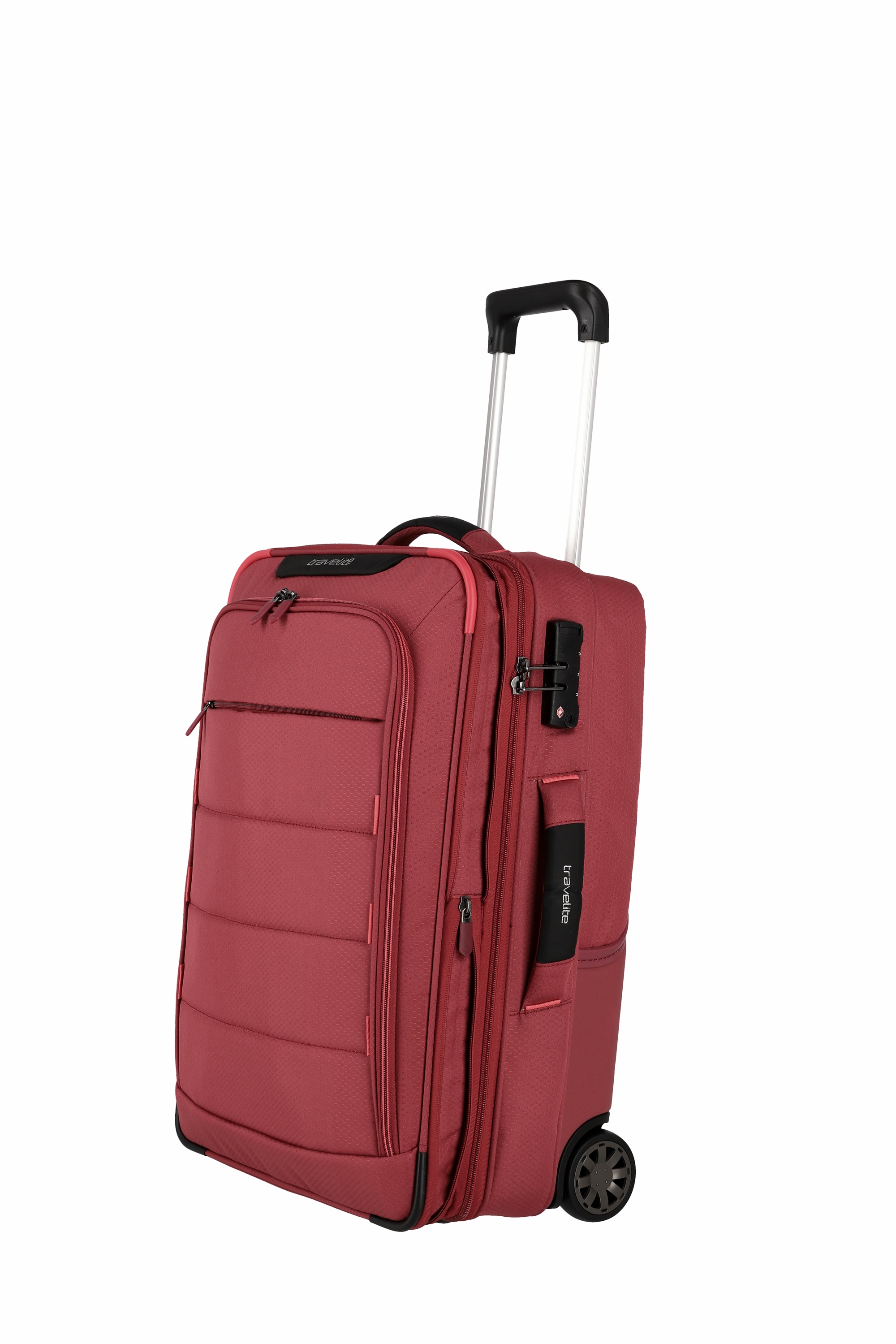 Travelite Trolley Hybrid SKAII S 55 cm mit 2 Rollen Abendrot