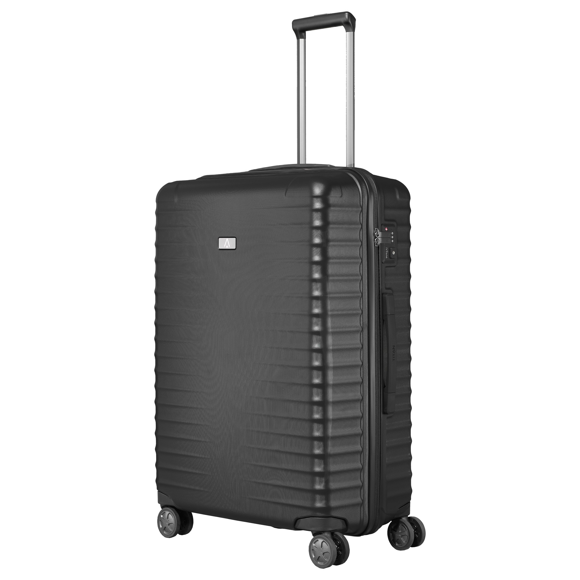 TITAN Trolley LITRON L 75 cm mit 4 Rollen Schwarz