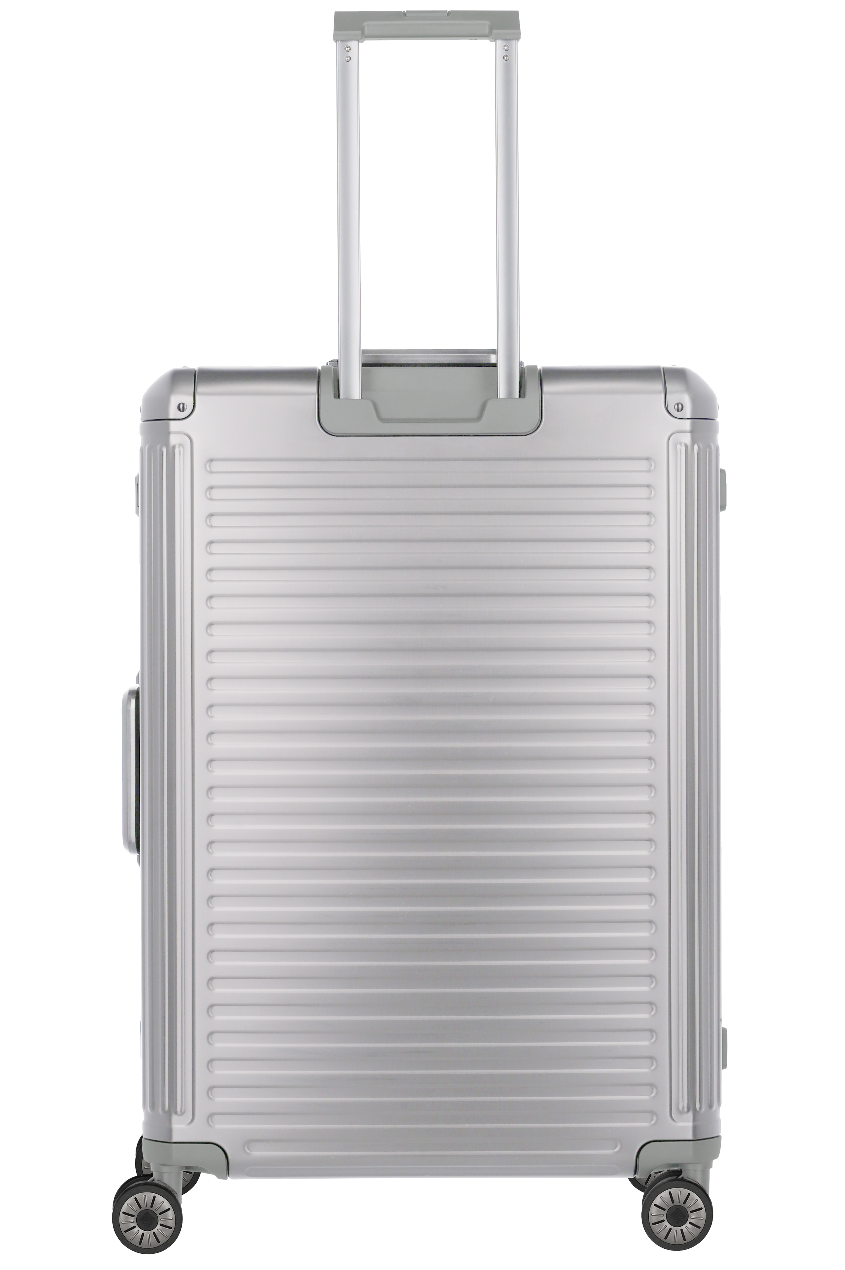 Travelite Aluminium Trolley Next L 77 cm mit 4 Rollen Silber