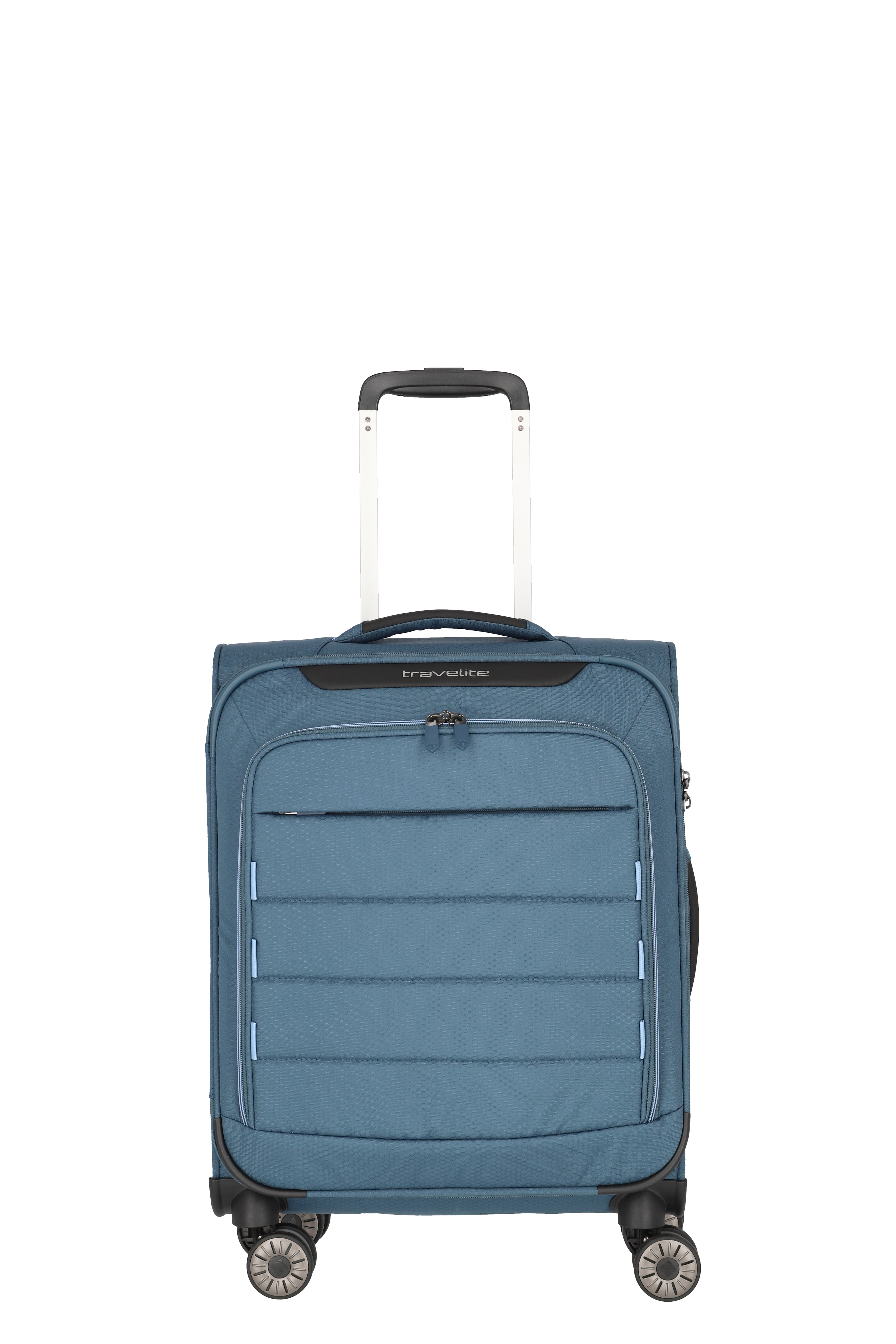 Travelite Trolley SKAII S 55 cm mit 4 Rollen Panoramablau