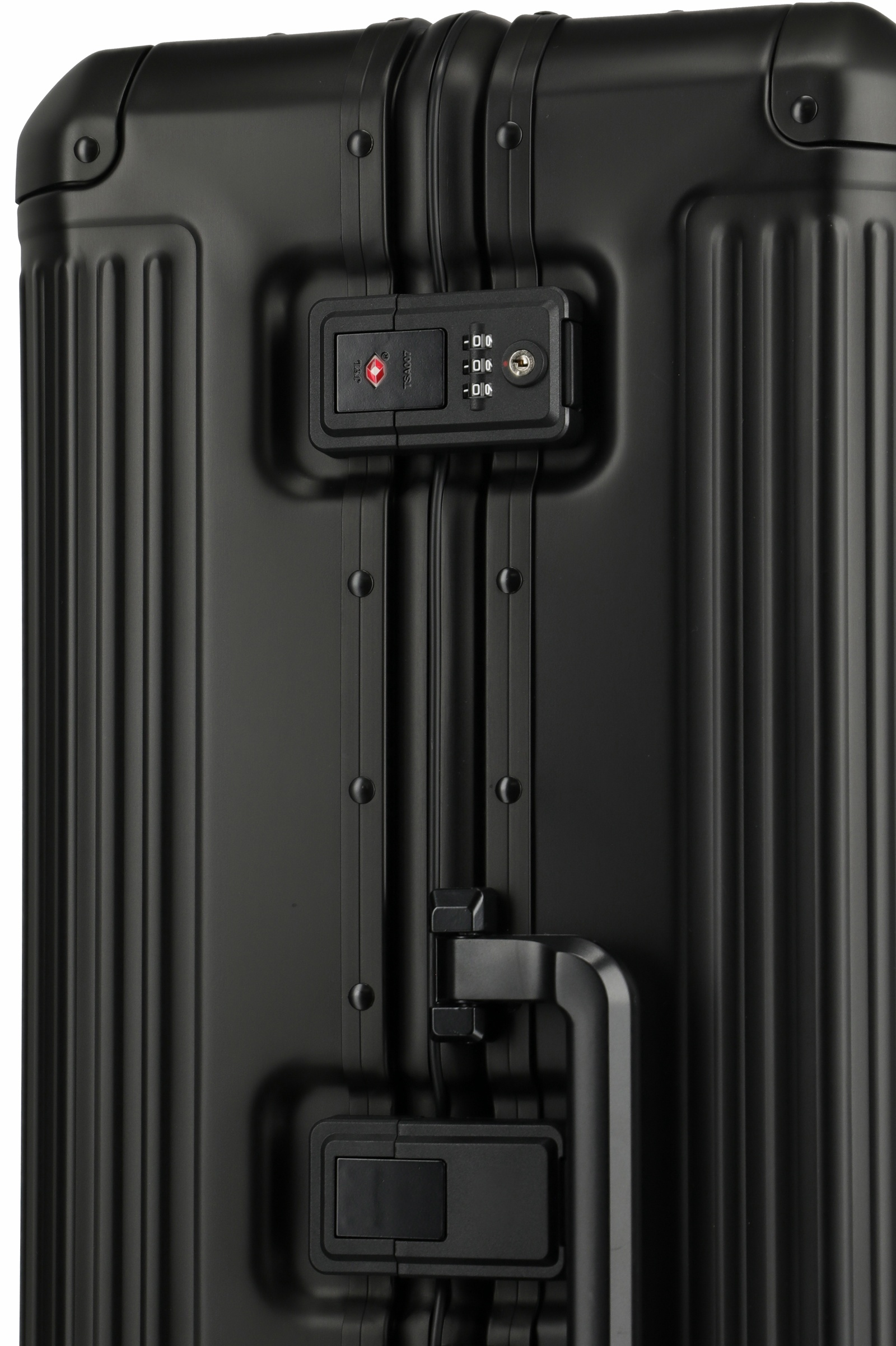Travelite Aluminium Trolley Next 2.0 L 77 cm mit 4 Rollen Schwarz
