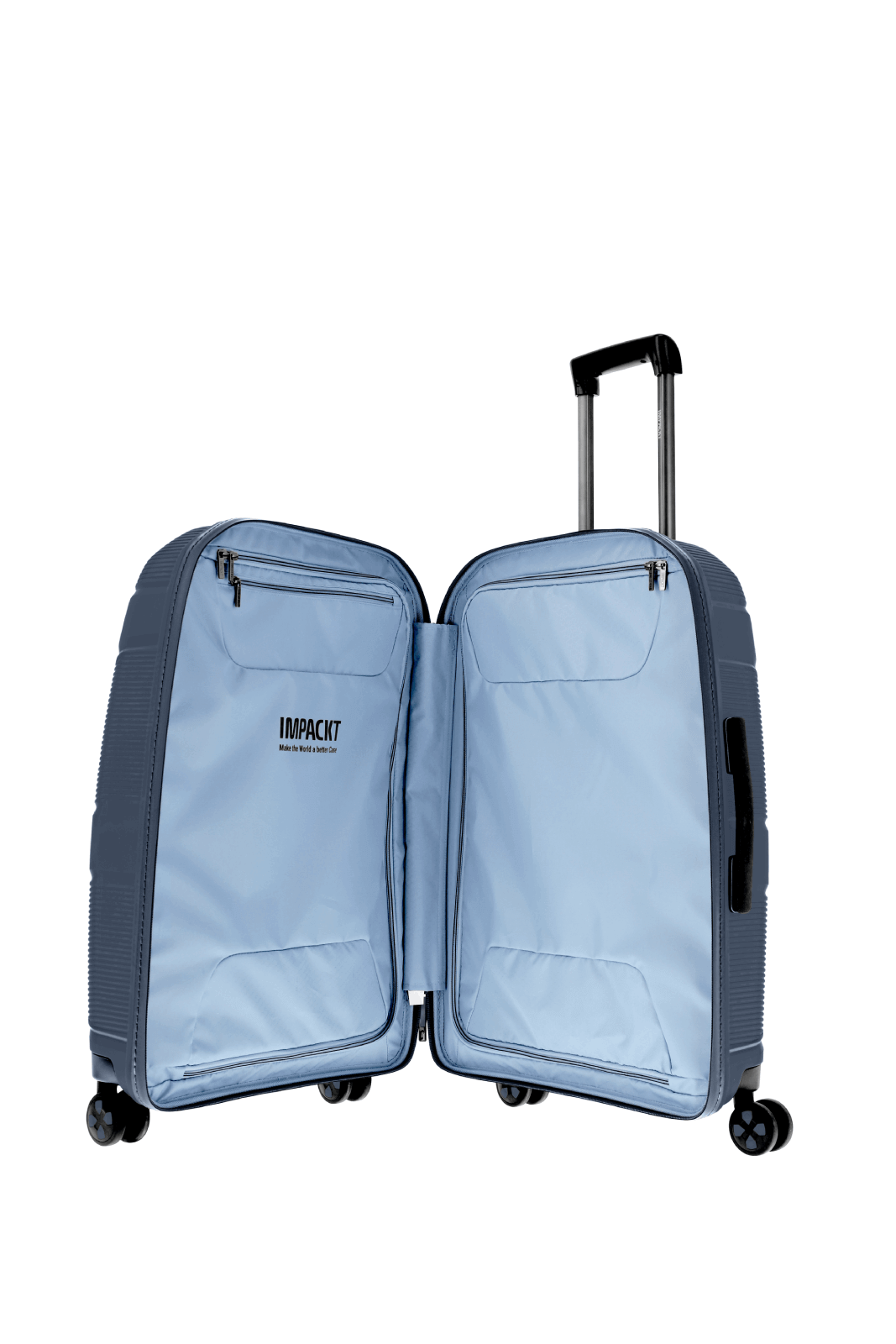 IMPACKT Koffer IP 1 M 67 cm mit 4 Rollen Glacier Blue