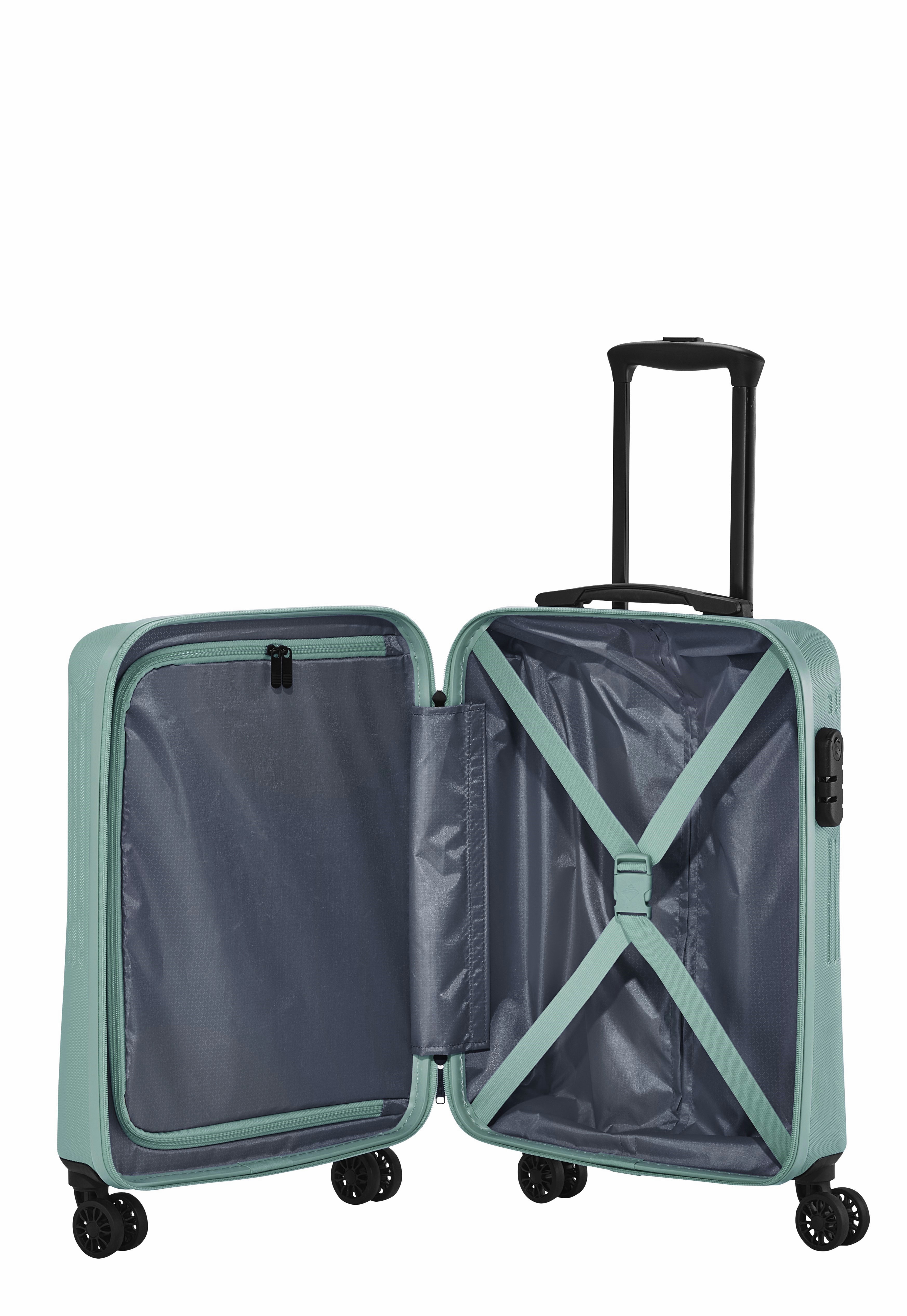 Travelite Trolley Bali S 55 cm mit 4 Rollen in Mint