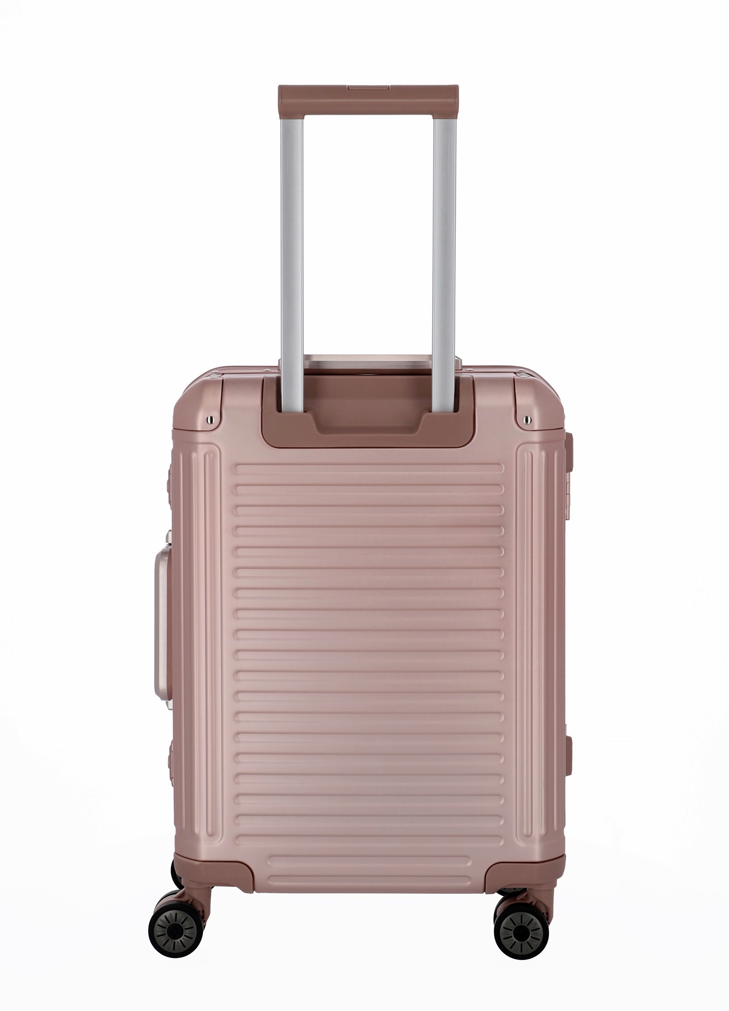 Travelite Aluminium Trolley Next S 55 cm mit 4 Rollen Rose