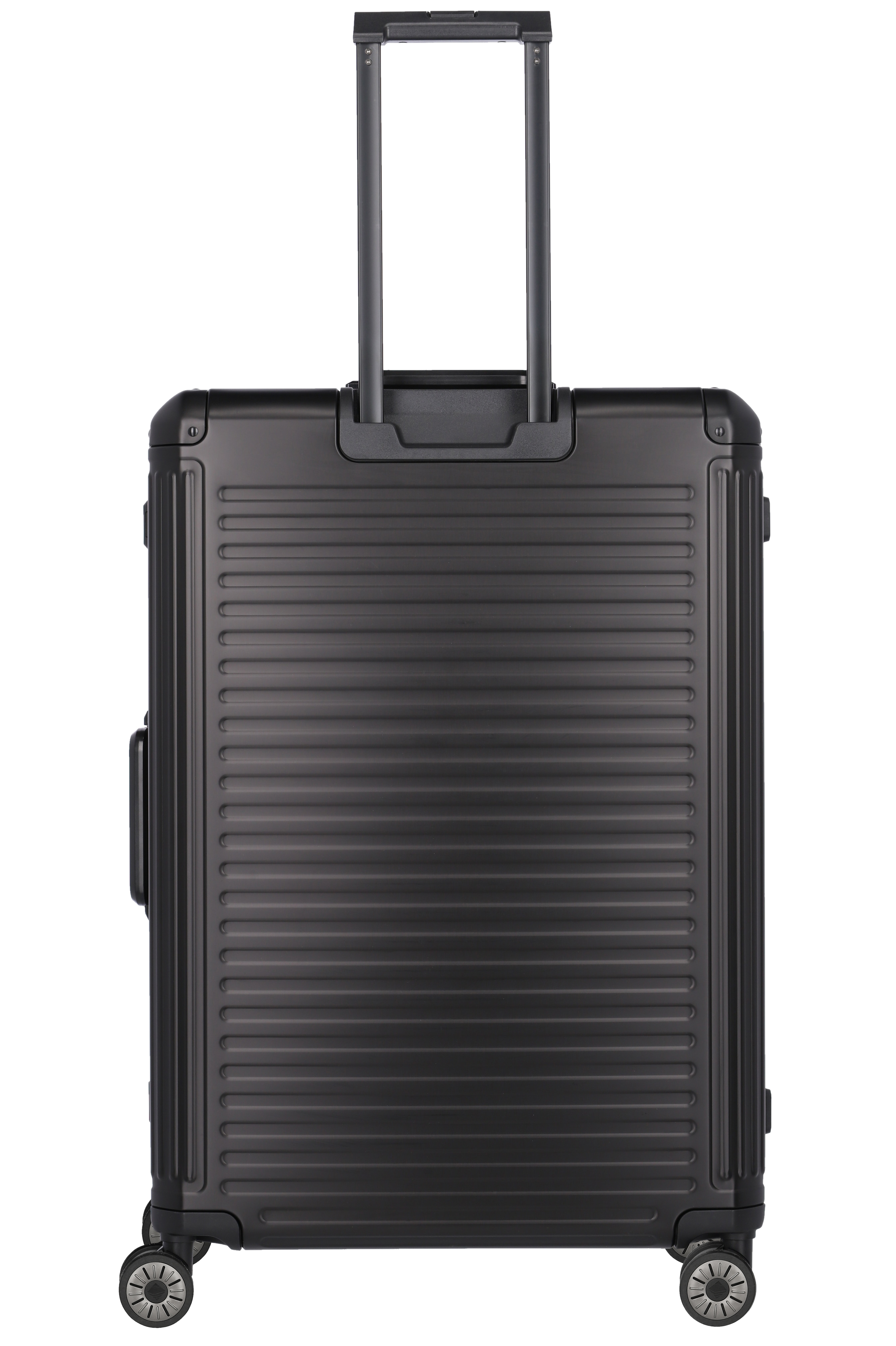 Travelite Aluminium Trolley Next L 77 cm mit 4 Rollen Schwarz