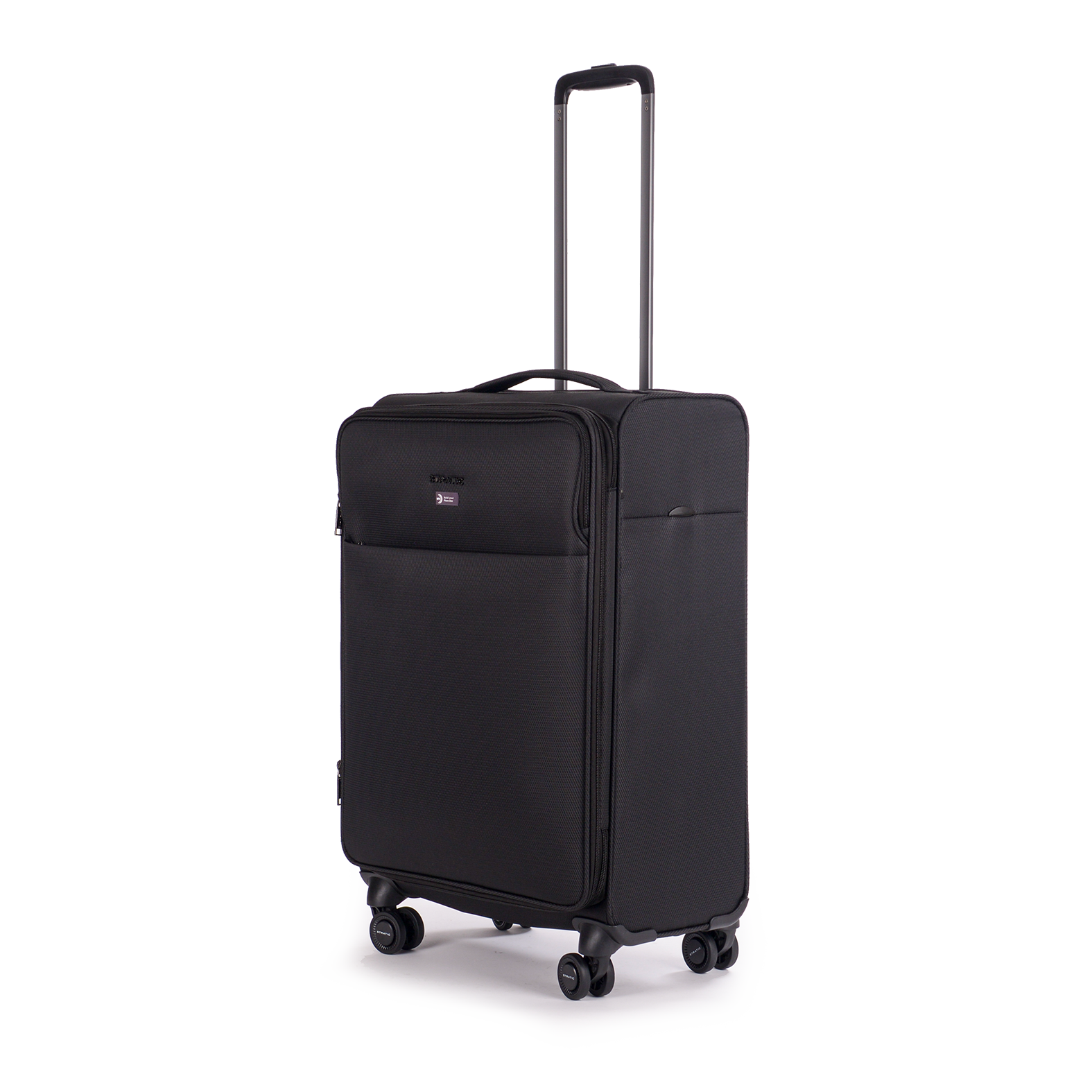 Stratic Light Plus Koffer 4 Rollen Gr. M 68 cm Black