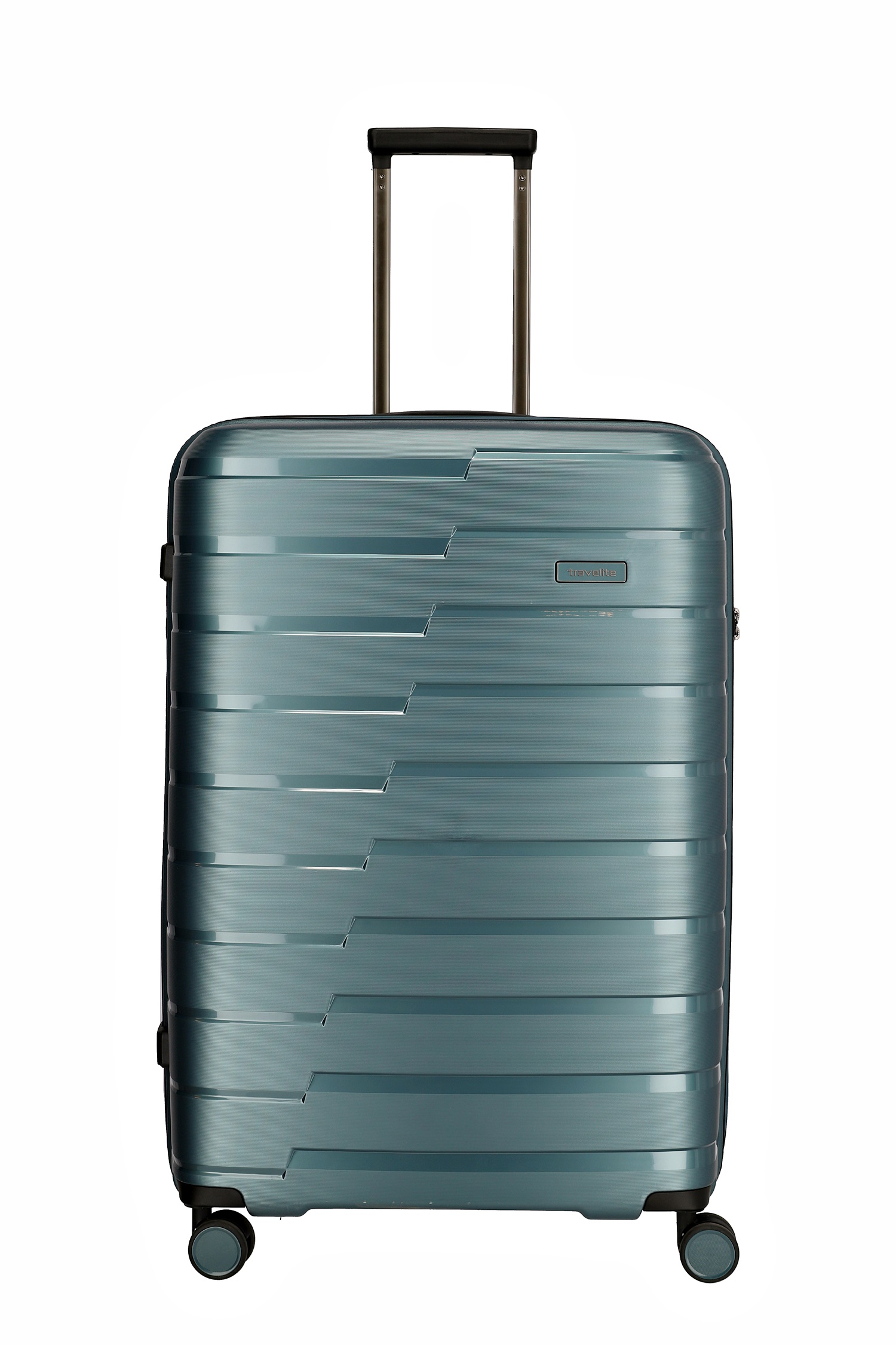 Travelite Koffer Air Base 4 Rollen Trolley L 77 cm Eisblau