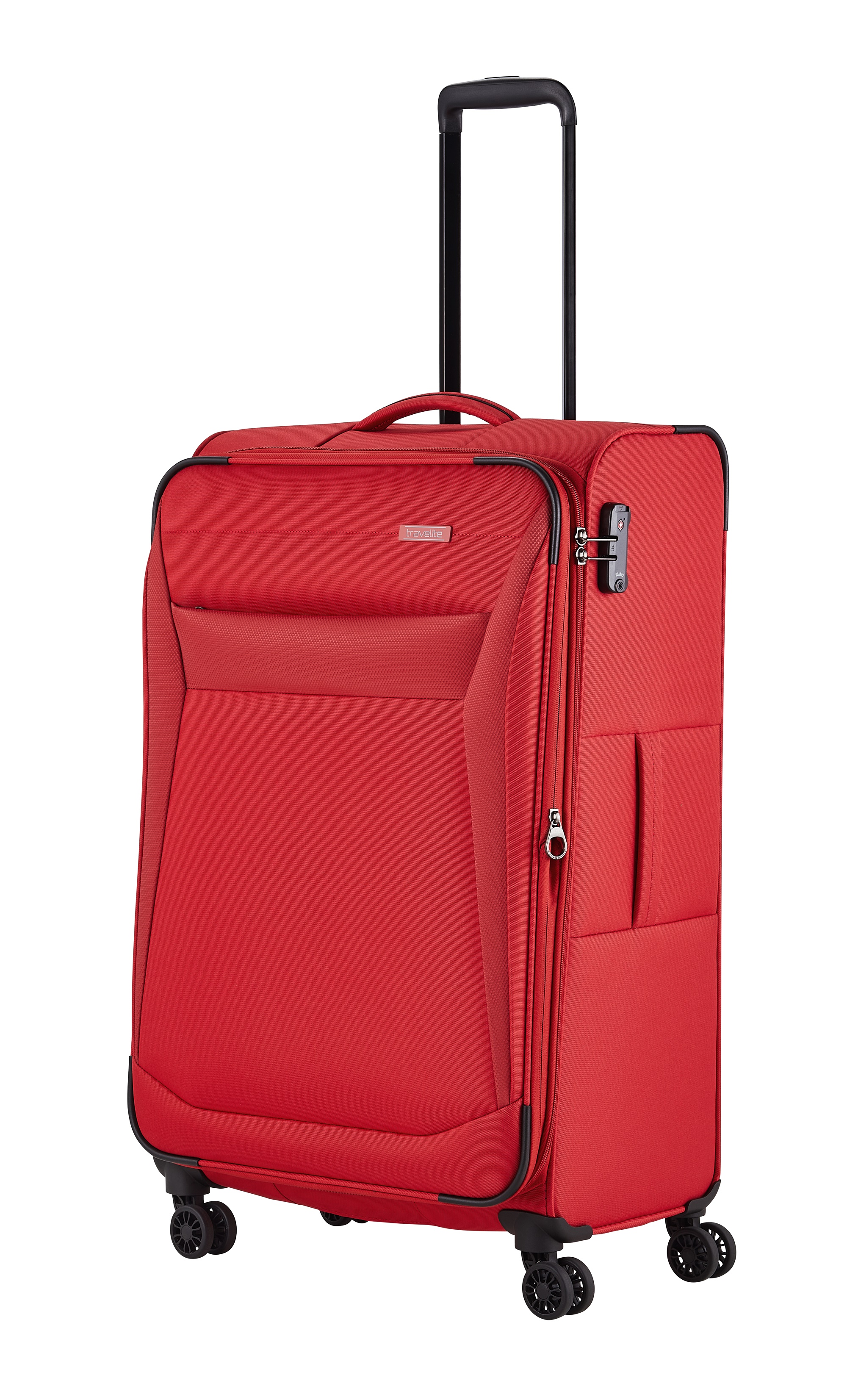 Travelite Trolley Chios L 78 cm mit 4 Rollen Rot