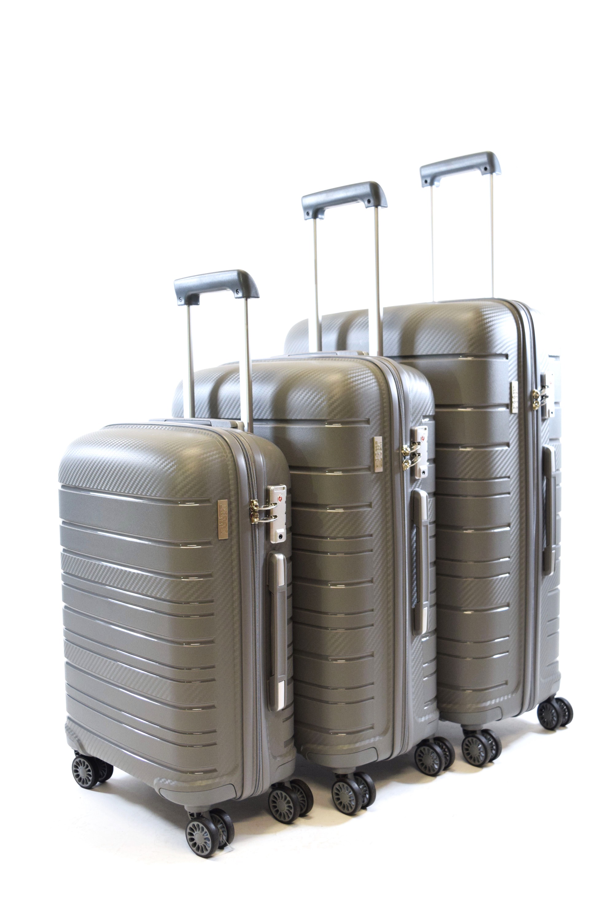 Zimmert Trolley 3tlg. Set Scroll-Light S+M+L mit 4 Rollen