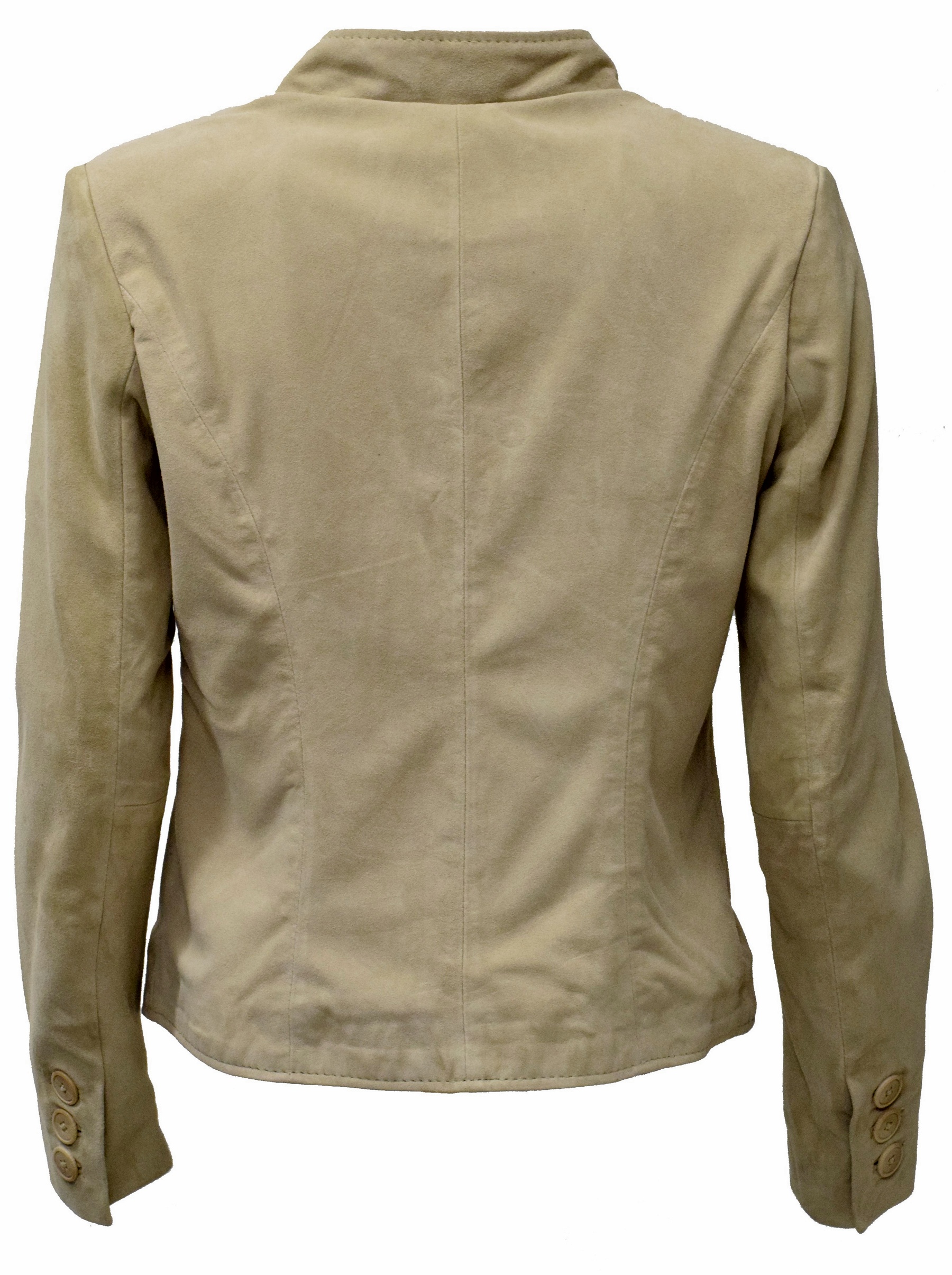 Damen Lederjacke Dirndljacke Any in Cremebeige 