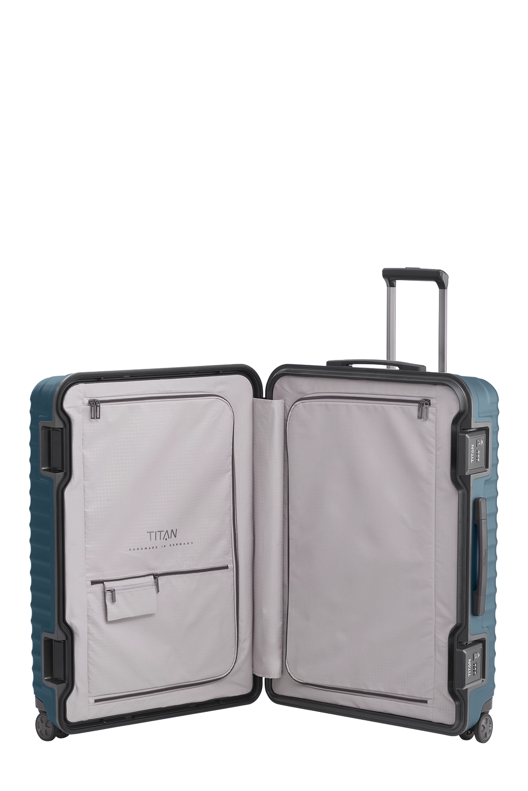 TITAN Trolley LITRON FRAME L 75 mit 4 Rollen Petrol