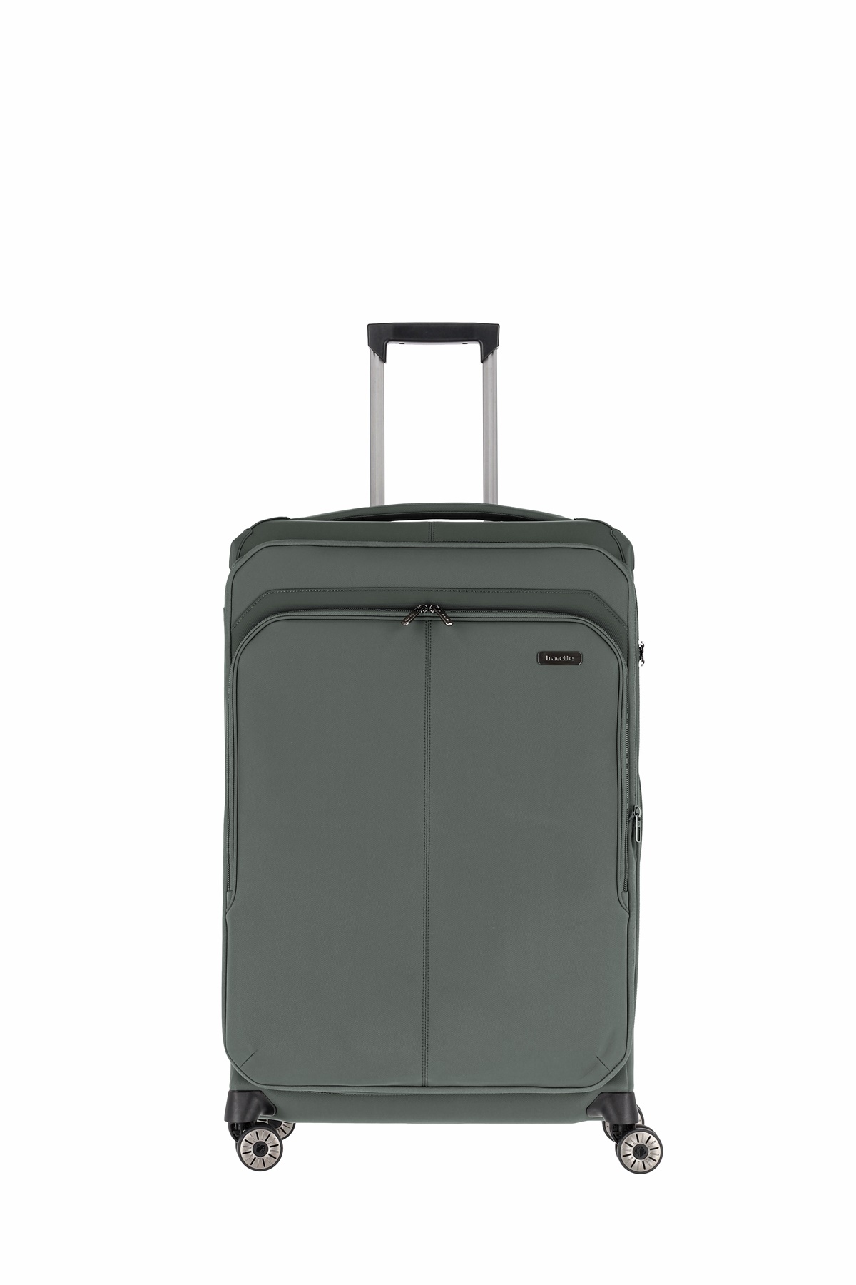 Travelite Priima Trolley Gr. L 79 cm mit 4 Rollen aus Nylon + recyceltem Polyester Oliv