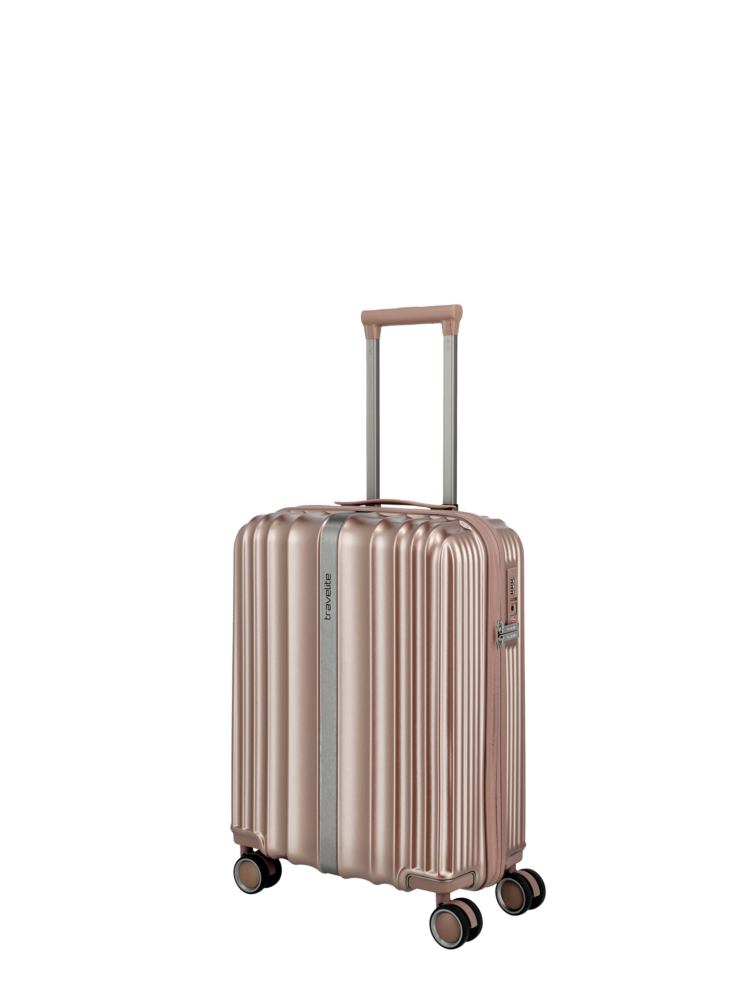 Travelite Paros S 55 cm Metallic Look Altrosa 